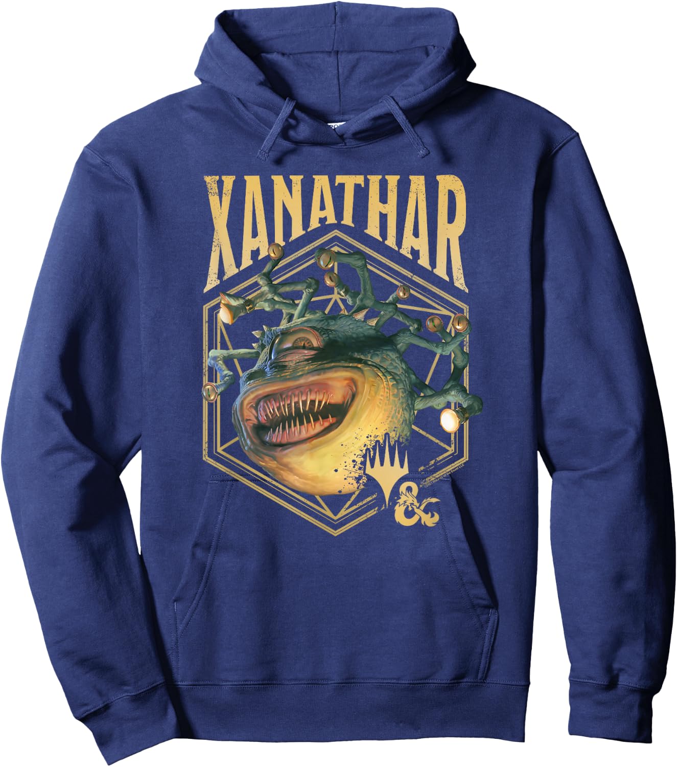 Magic: The Gathering D&D Xanathar Beholder Fury Hoodie - Hoodie | Navy