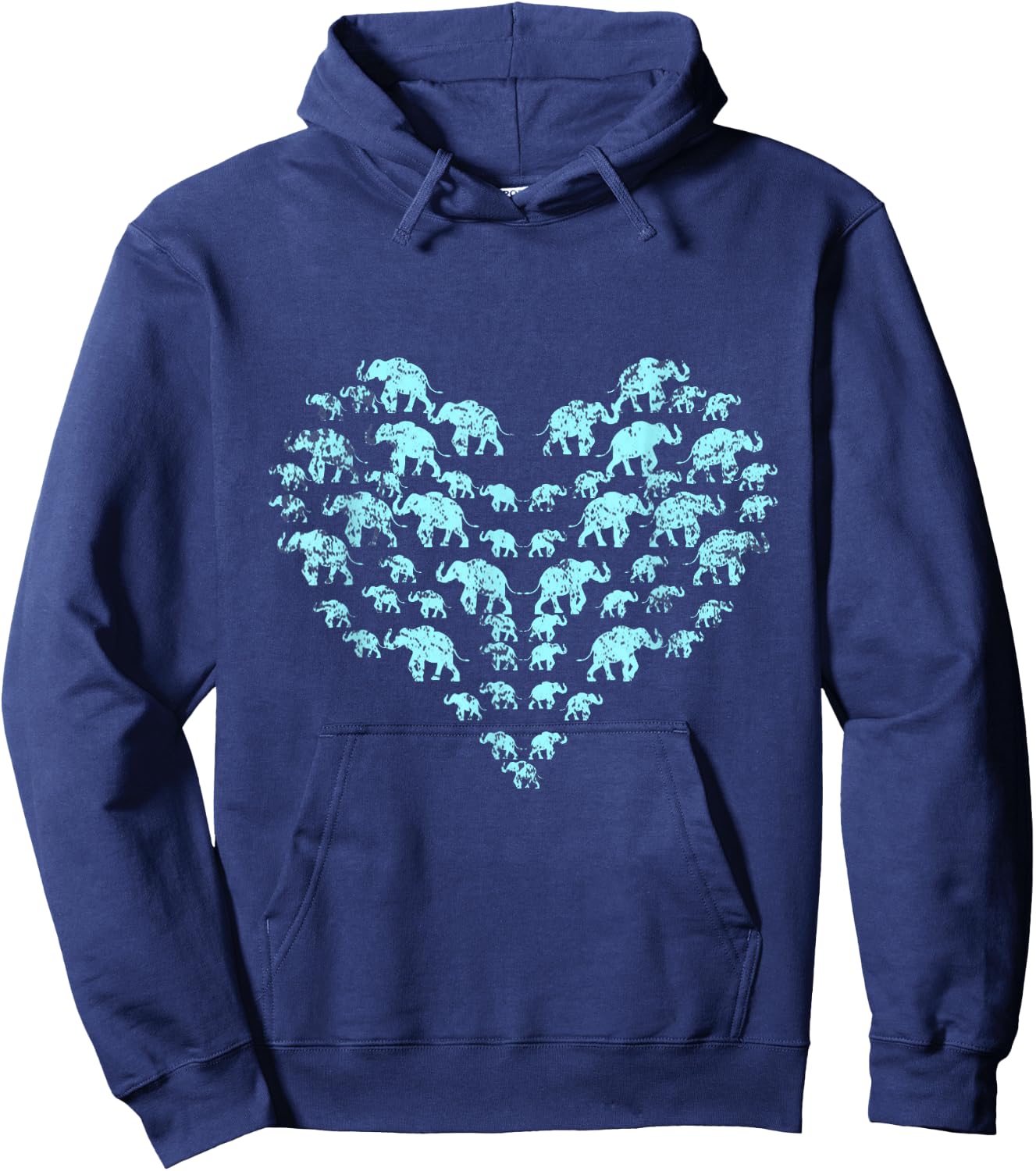 Love Elephant Hoodie - Hoodie | Navy