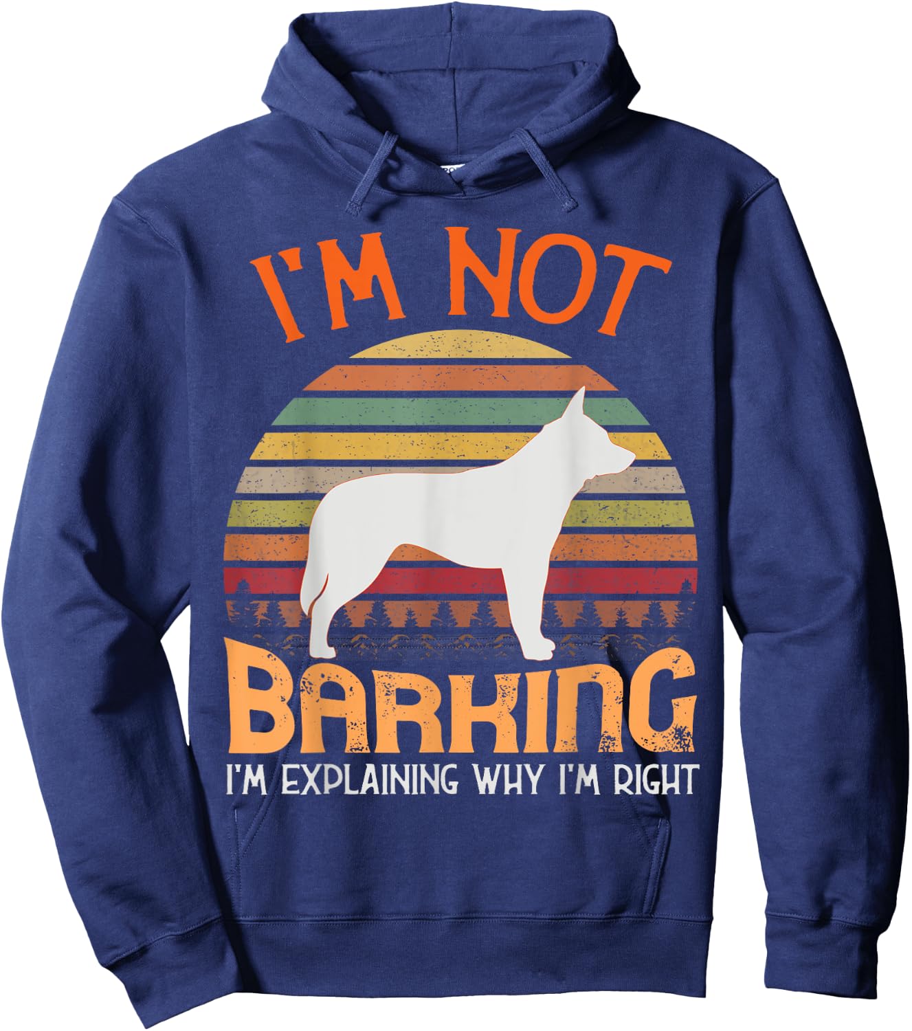 Blue and Red Heeler lover Shirt Best Gift Cattle Dog ,Small Hoodie - Hoodie | Navy