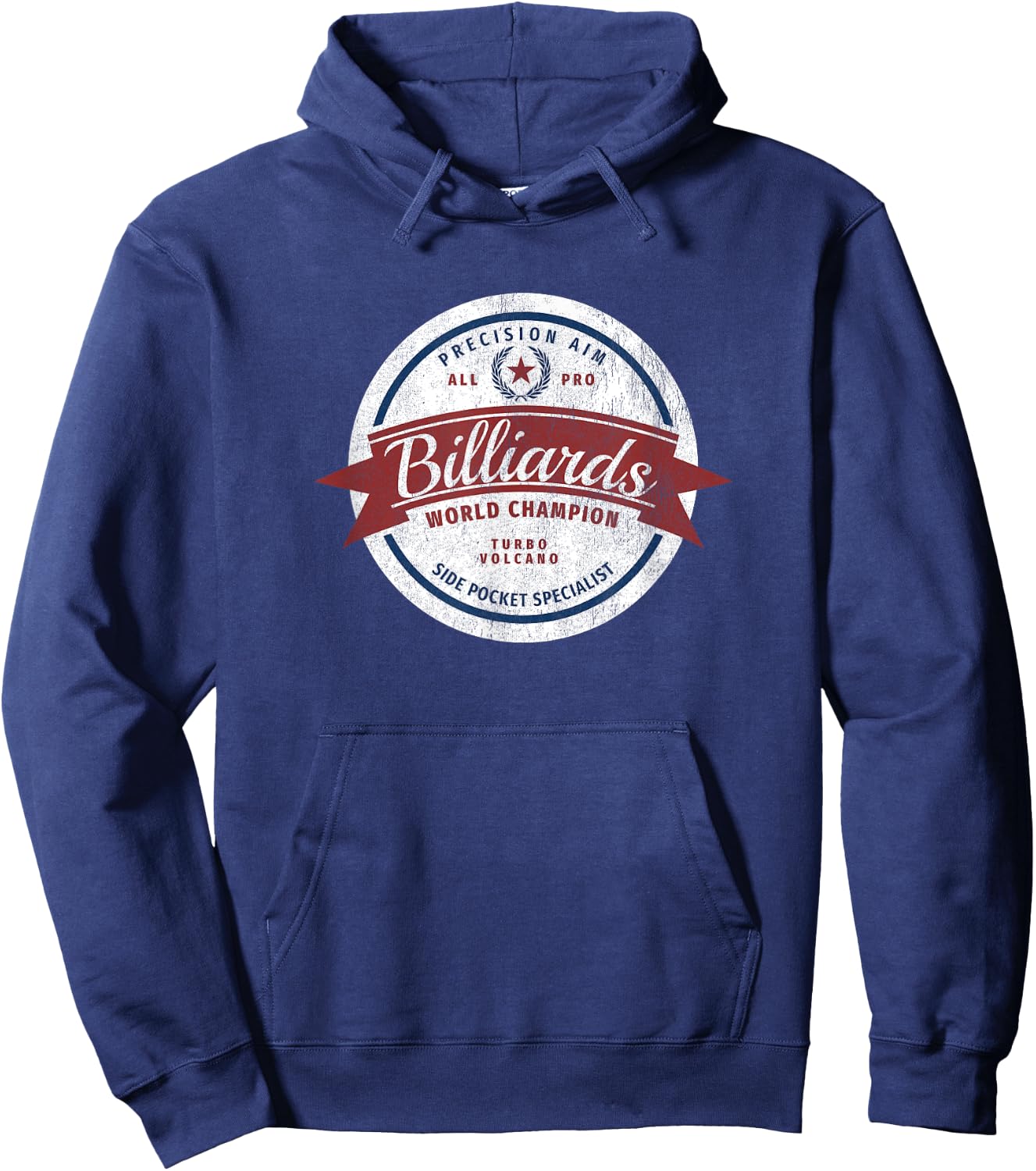 Retro Billiards World Champion “Side Pocket Specialist” Hoodie - Hoodie | Navy
