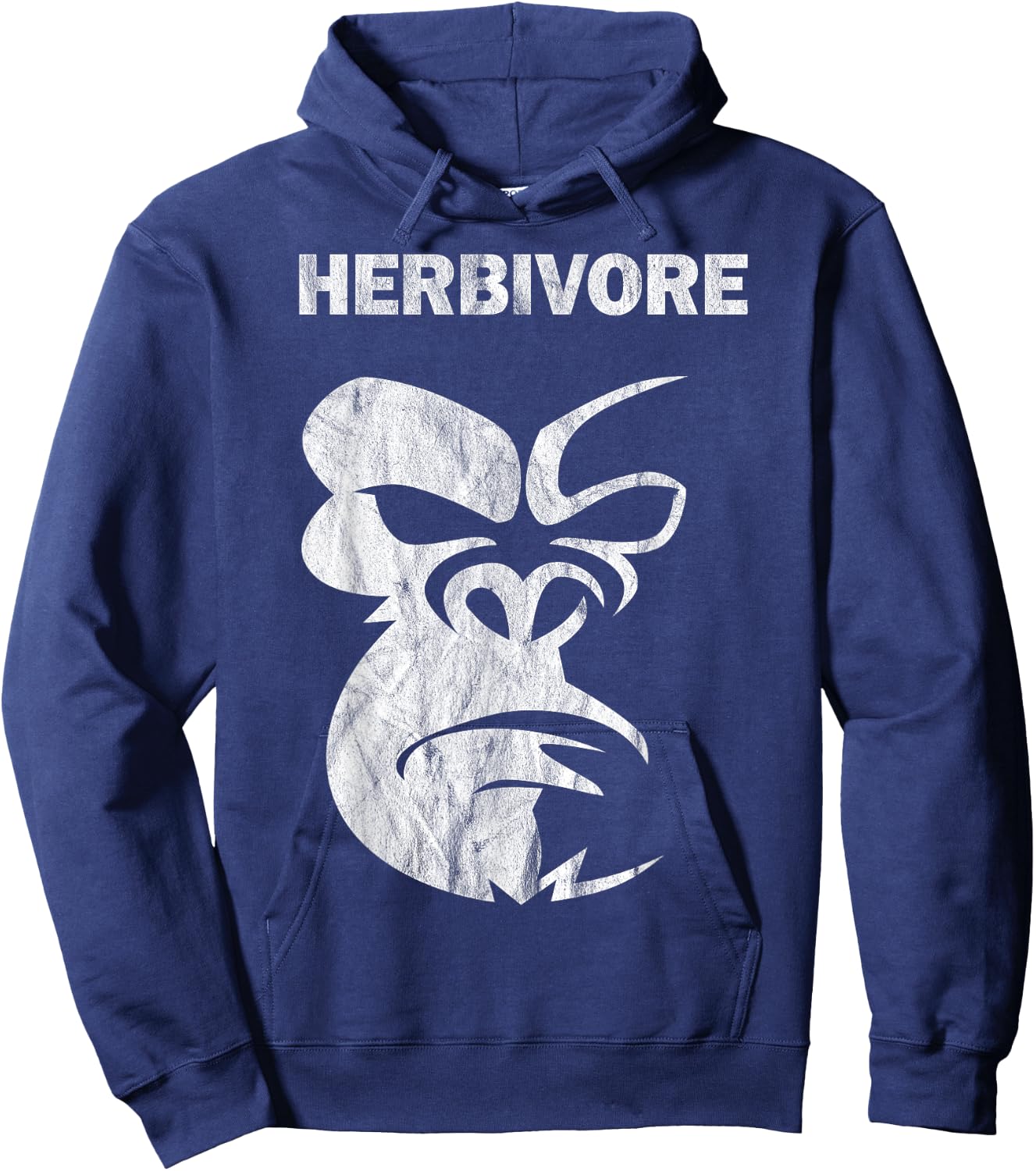 Herbivore Vegetarian Vegan Gorilla Women Men Kids Hoodie - Hoodie | Navy
