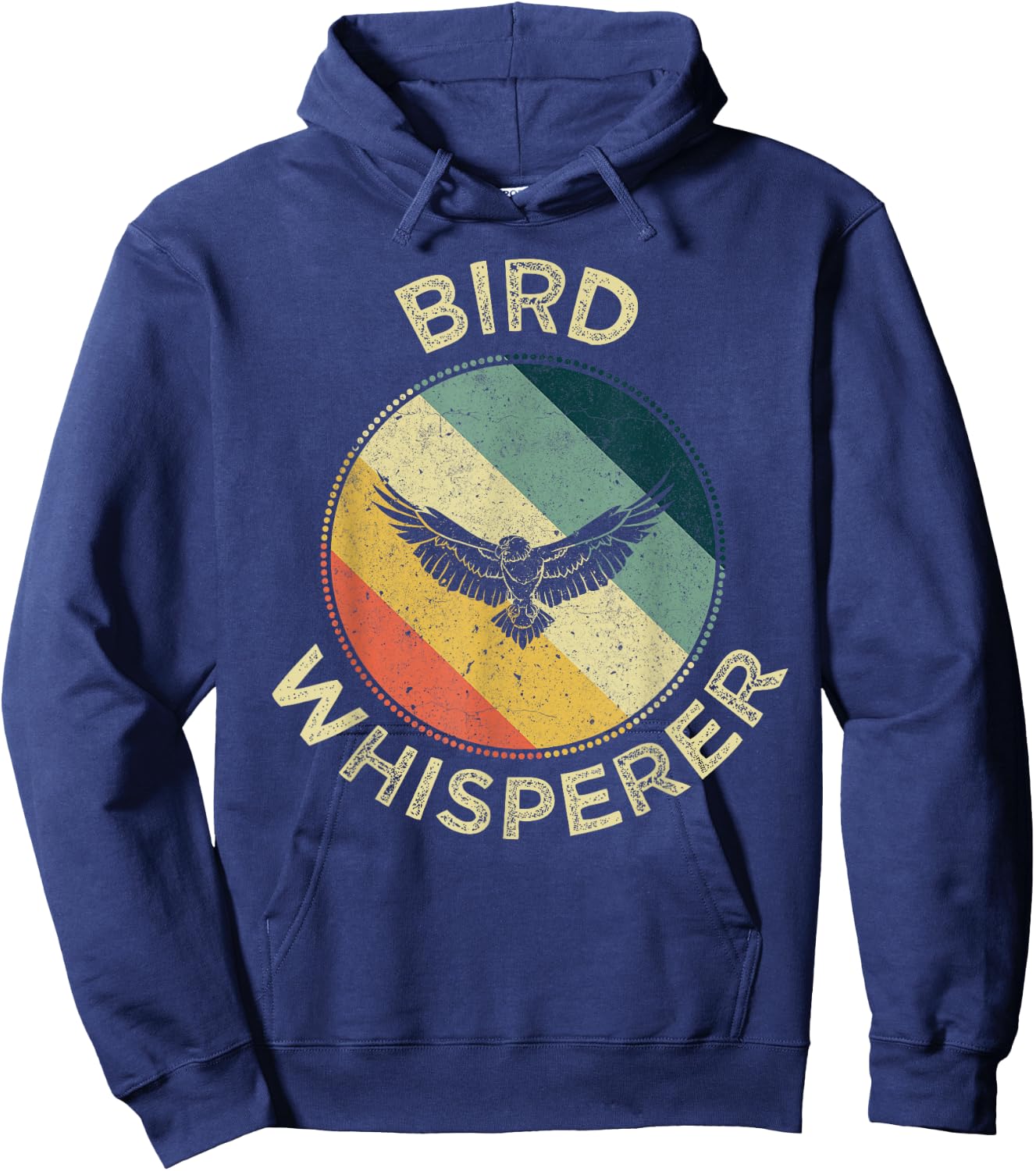 Bird Whisperer Retro Vintage Zoologist Birds Lover Gift Hoodie - Hoodie | Navy