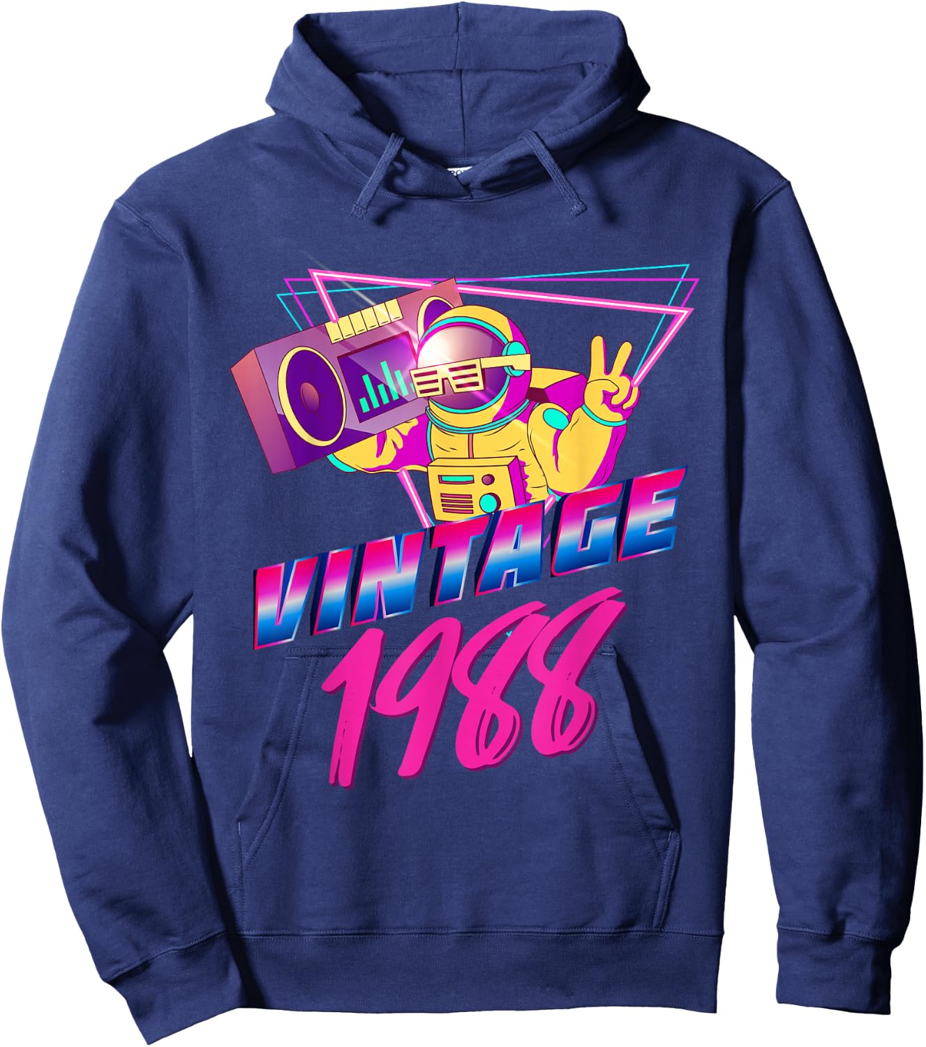 34th Birthday Gift - Vintage 1988 Hoodie - Hoodie | Navy