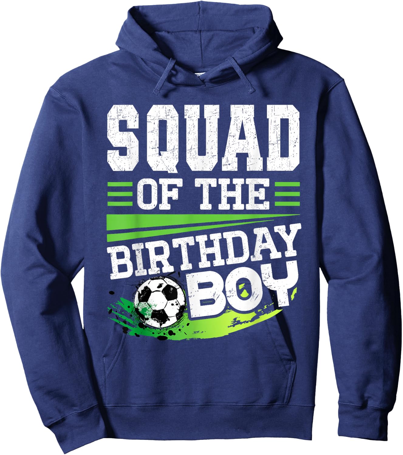 Soccer Birthday Squad of the Birthday Boy Squad Soccer Hoodie - Hoodie | Navy
