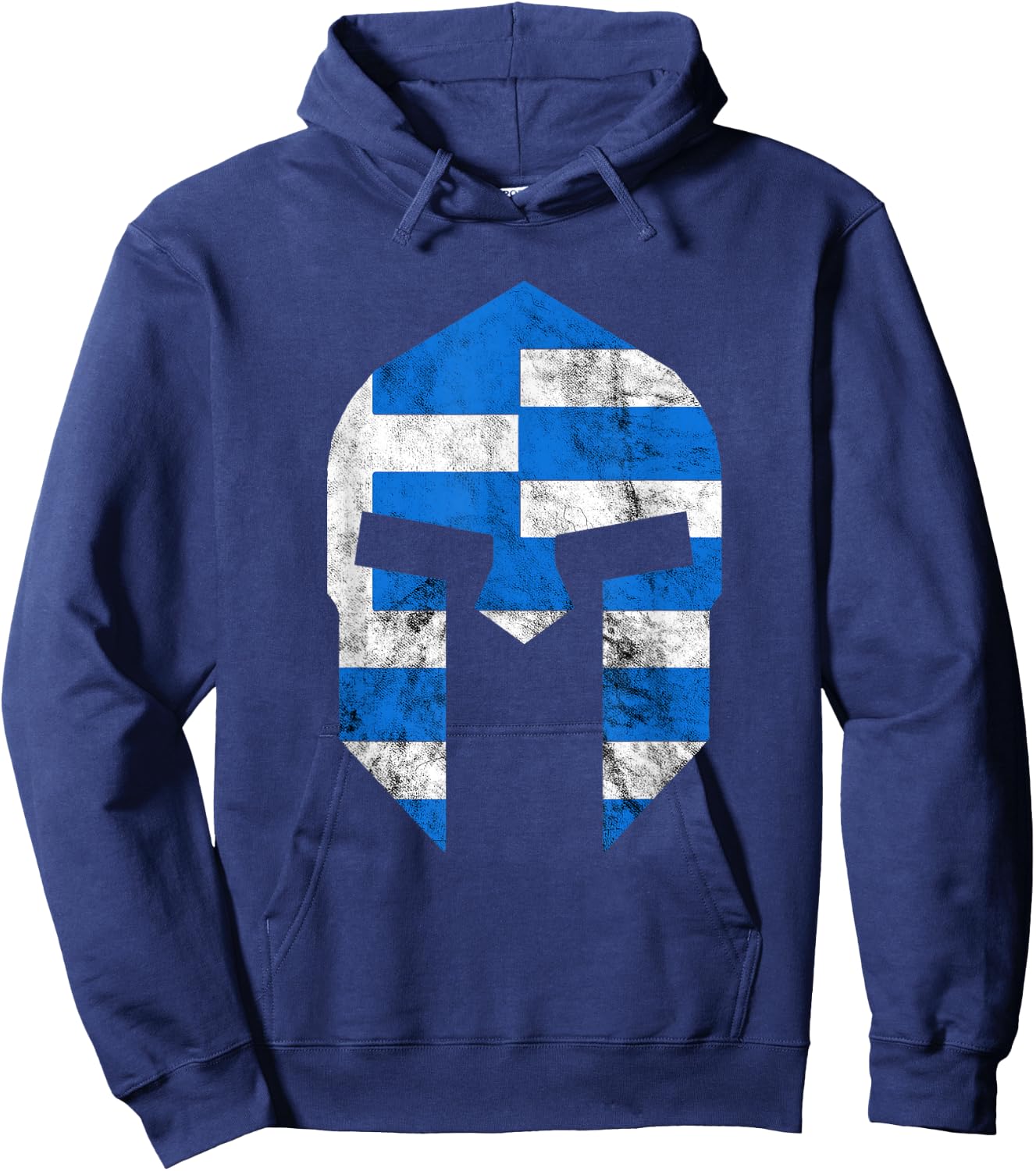 Greek Gladiators Spartan Helmet Greece Sparta Hoodie - Hoodie | Navy