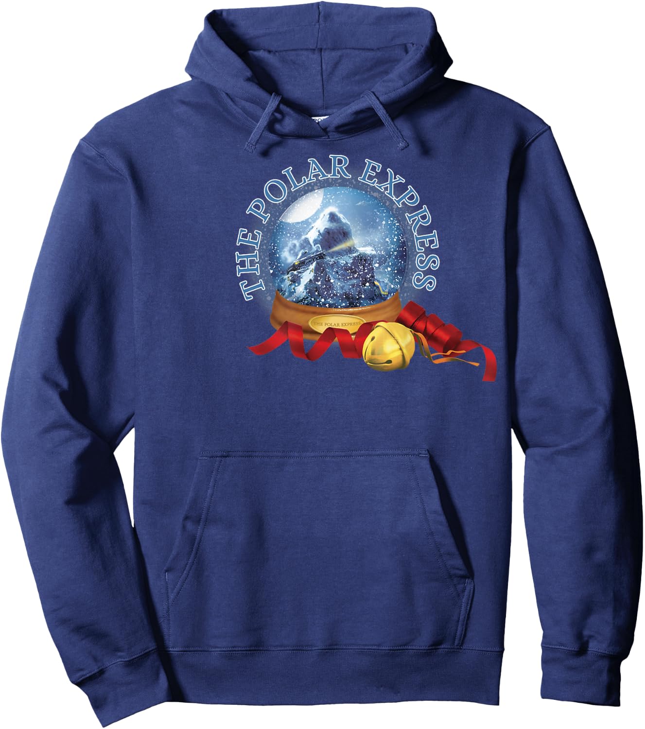 Polar Express Snow Globe & Bell Logo Hoodie - Hoodie | Navy