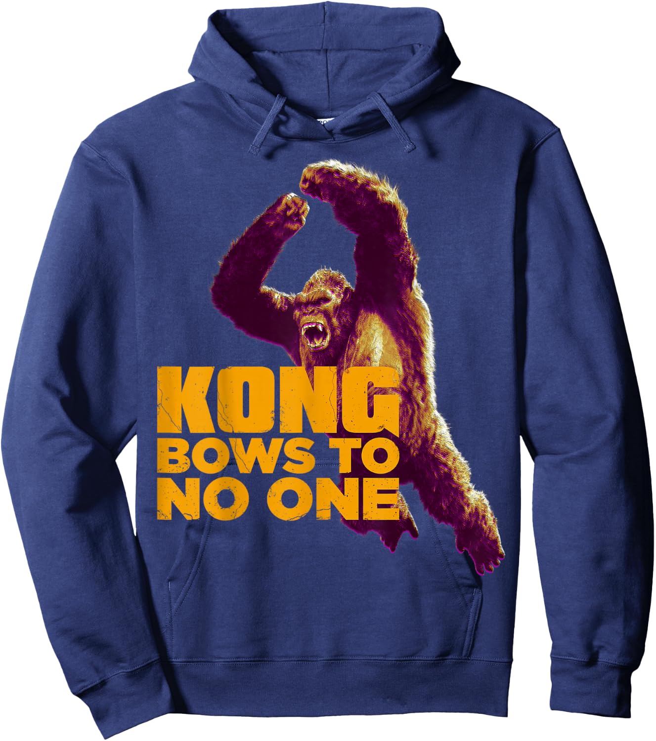 Godzilla vs Kong - Kong Bows To No One Hoodie - Hoodie | Navy