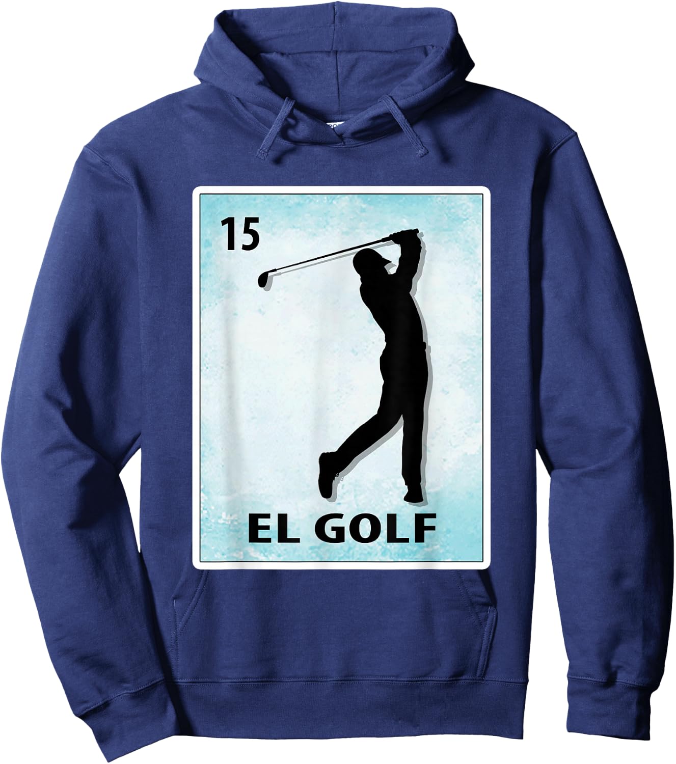 El Golf Mexican Golf Cards Golfer Hoodie - Hoodie | Navy