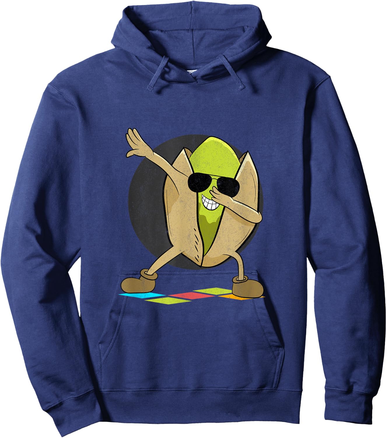 Dabbing Pistachio Day Funny Pistachios Hoodie - Hoodie | Navy