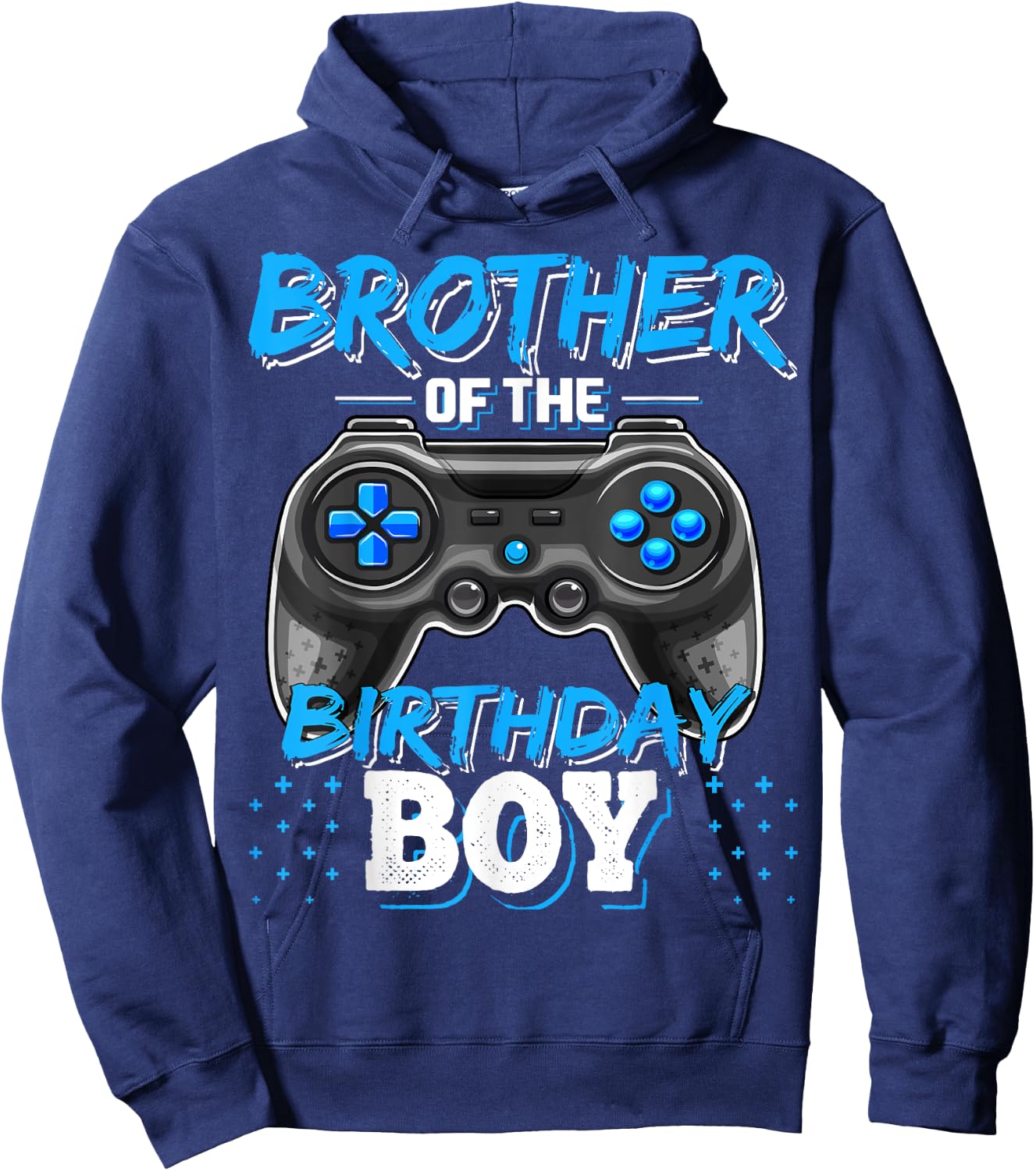 Brother of the Birthday Boy Matching Video Game Birthday Hoodie - Hoodie | Navy