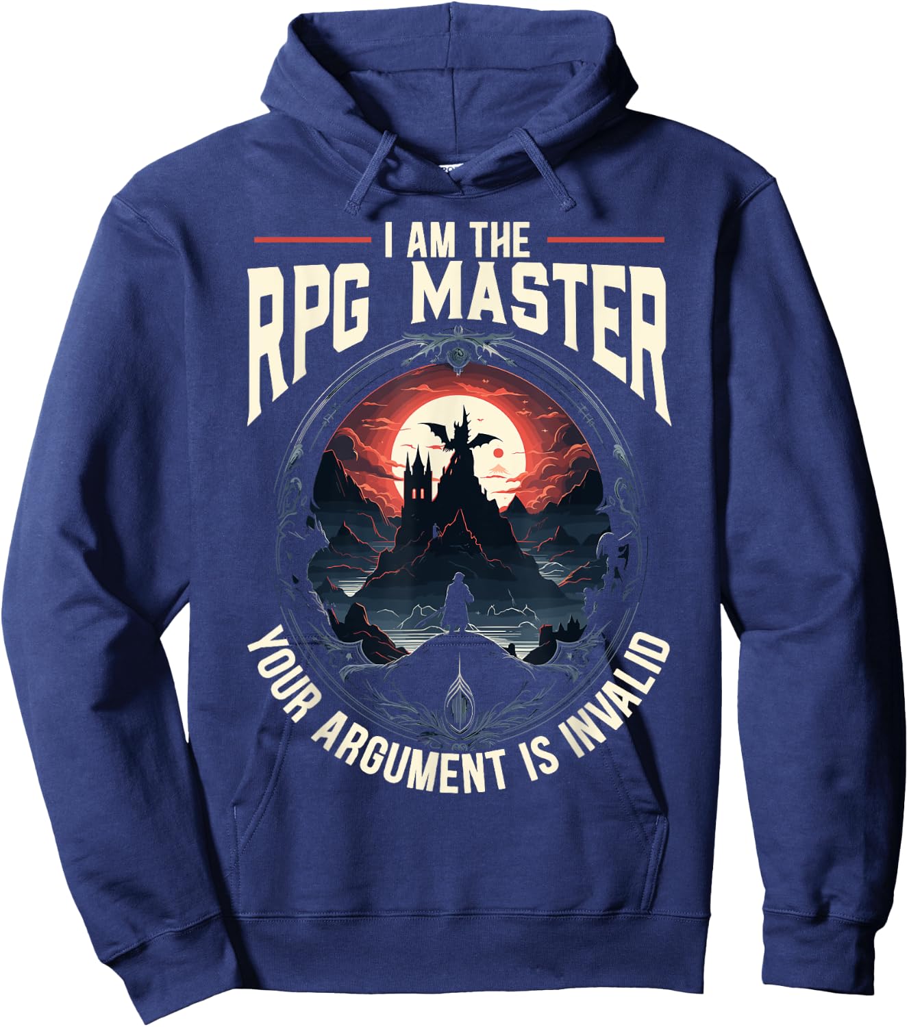 RPG Master D20 Gaming Tabletop Games Funny RPG Gamer Hoodie - Hoodie | Navy