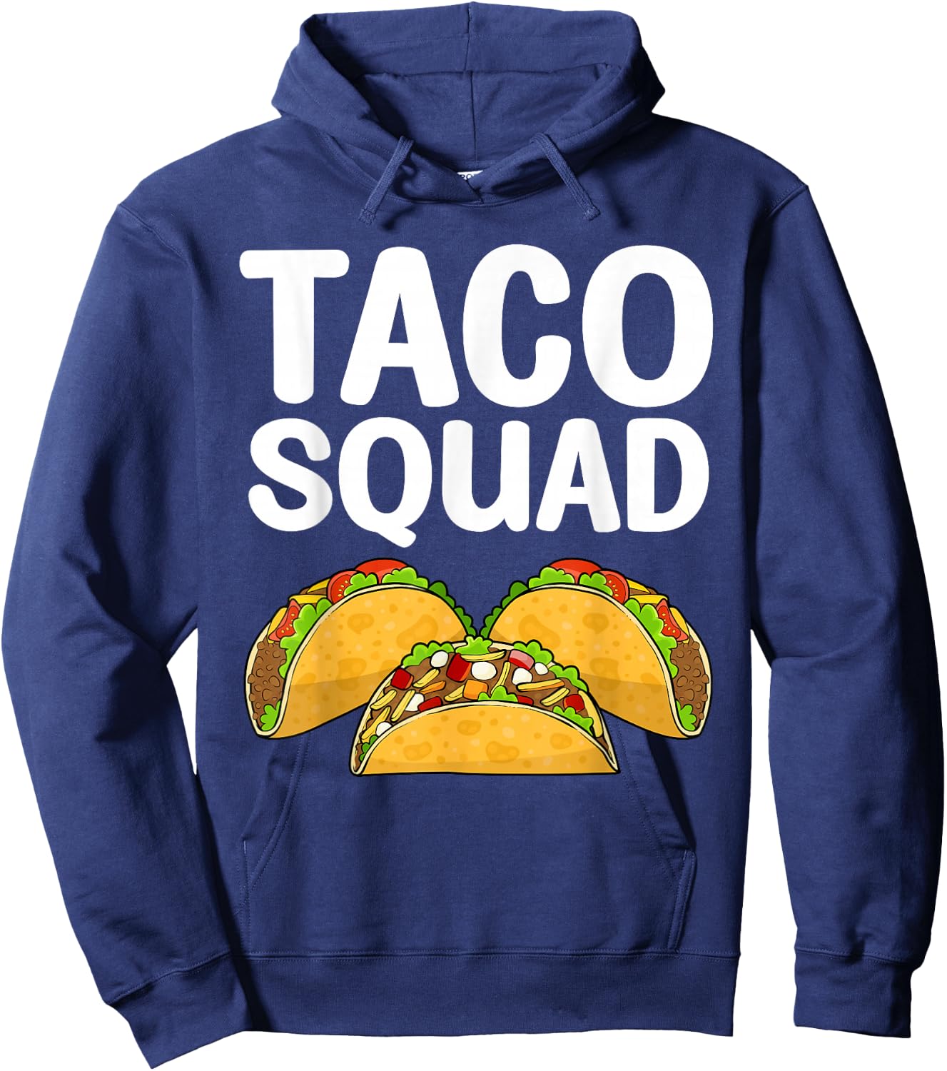 Funny Taco Design Women Kids Mexican Food Taco Lover Hoodie - Hoodie | Navy