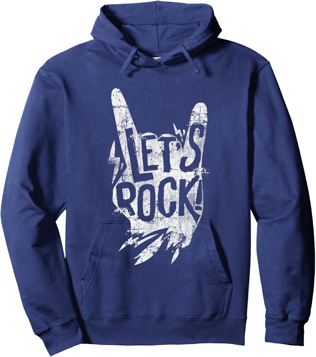 Let's Rock - Music Festival Party Hoodie - Hoodie | Navy