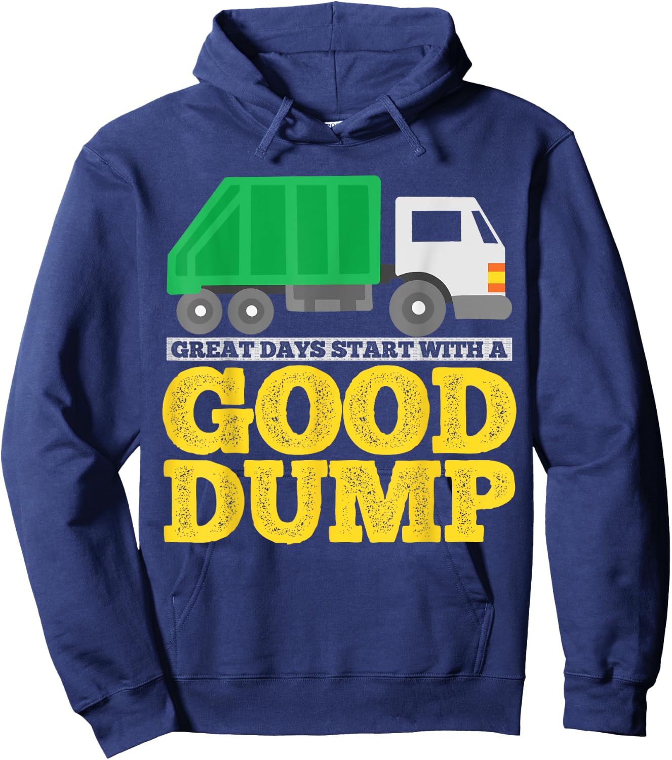 Garbage Truck Hoodie - Hoodie | Navy