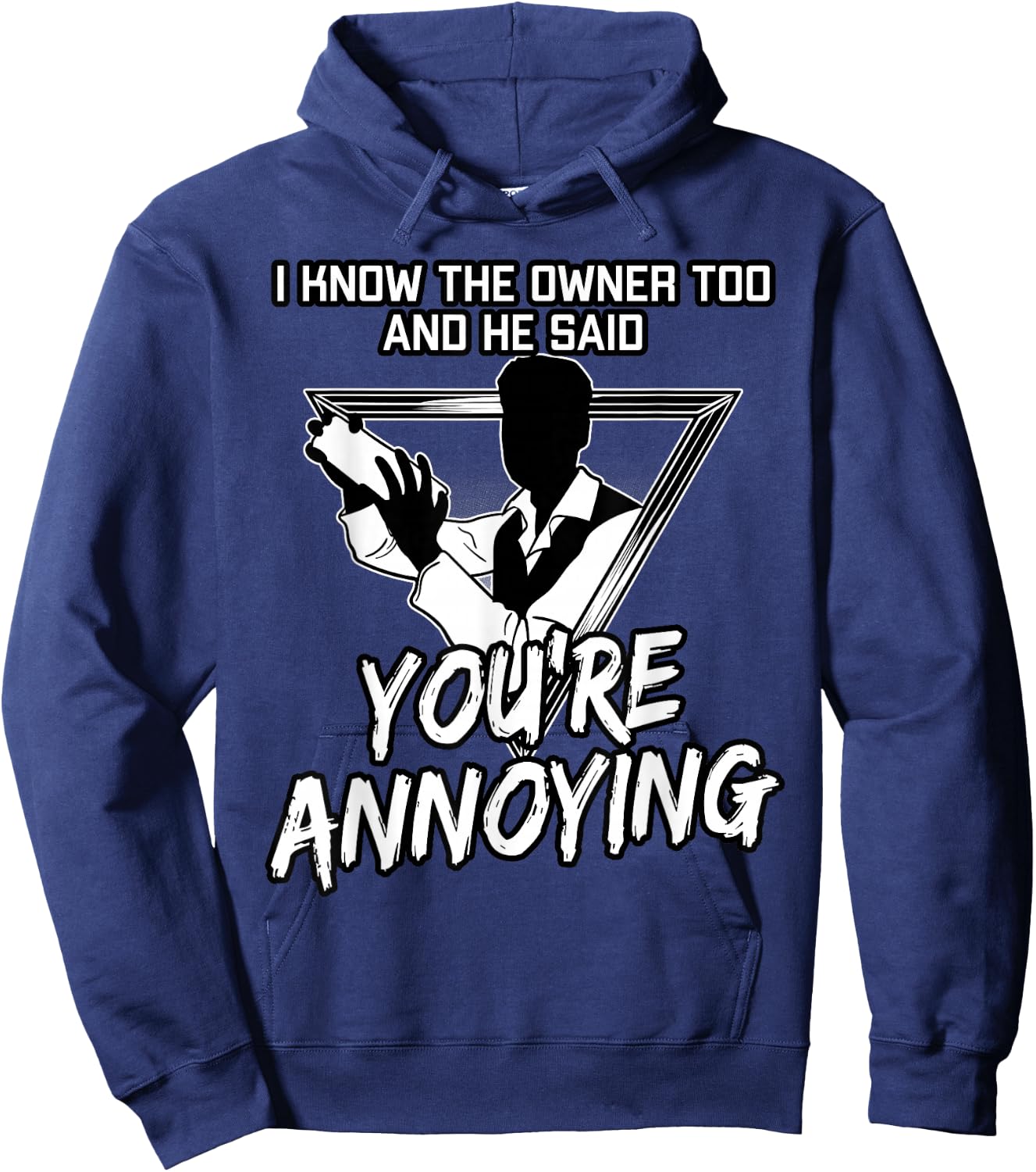 Mixologist I Know The Owner Too Hoodie - Hoodie | Navy