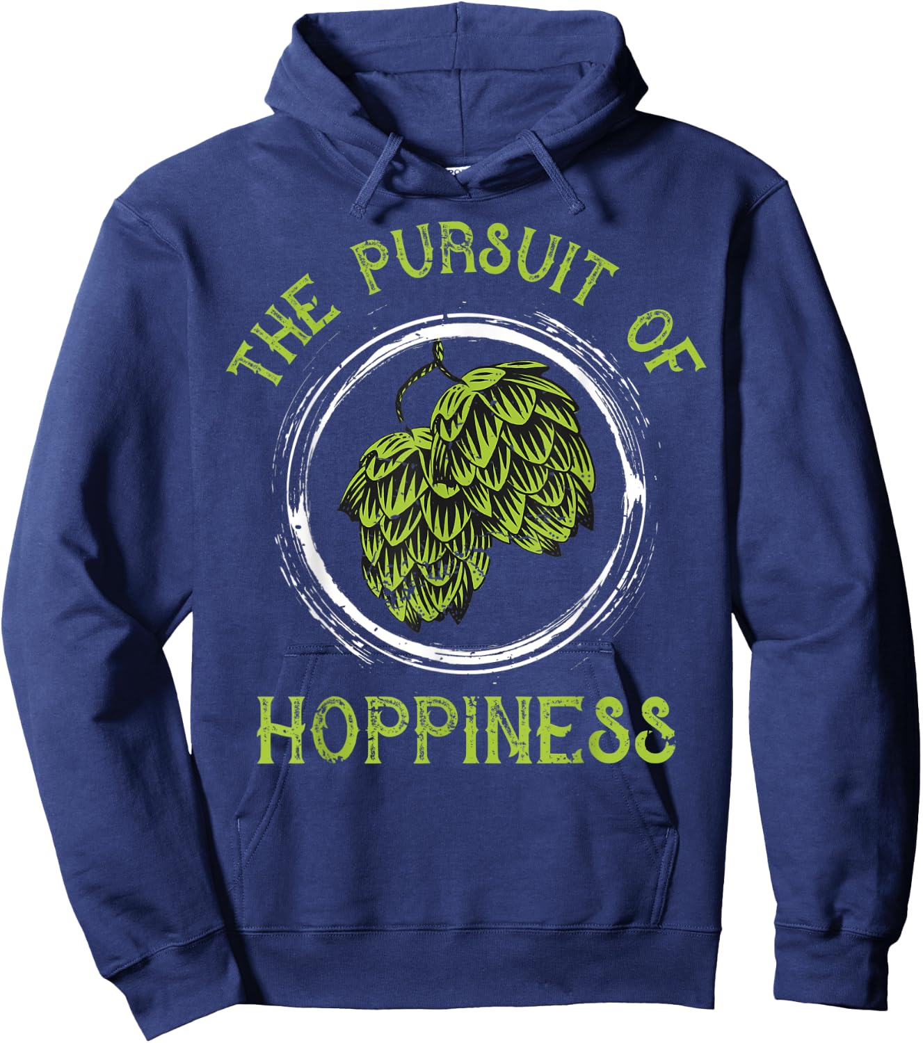 Home Gift design, Pursuit of Hoppiness, Brew gift Hoodie - Hoodie | Navy