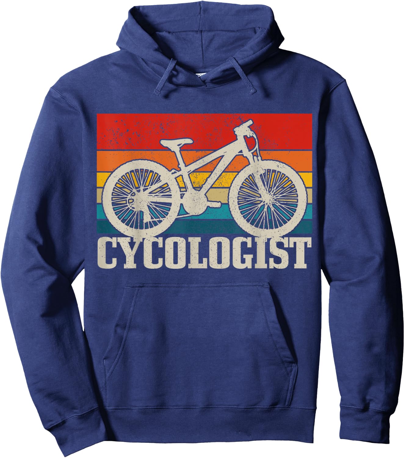 Cycologist Mountain Bike MTB Funny Mountain Biker Gift Hoodie - Hoodie | Navy