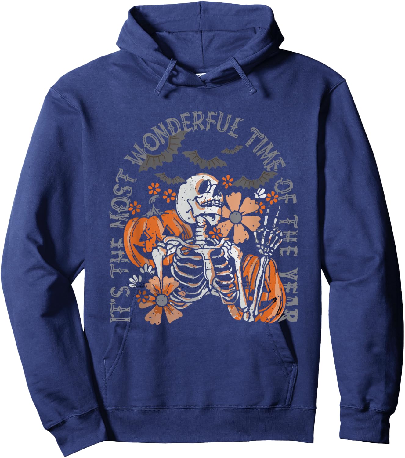 It's The Most Wonderful's Halloween Time Of The Year Hoodie - Hoodie | Navy