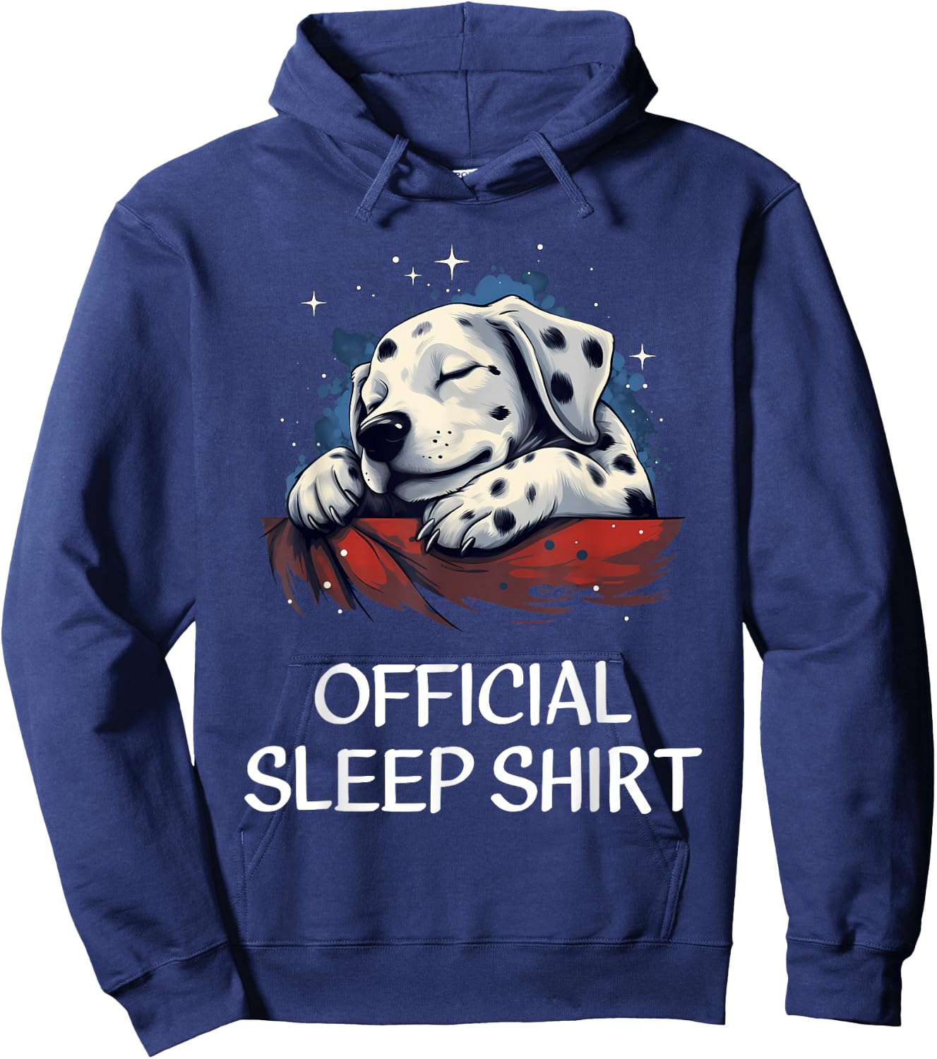 Official Sleep Shirt Dalmatian Nightshirt Pajama Hoodie - Hoodie | Navy