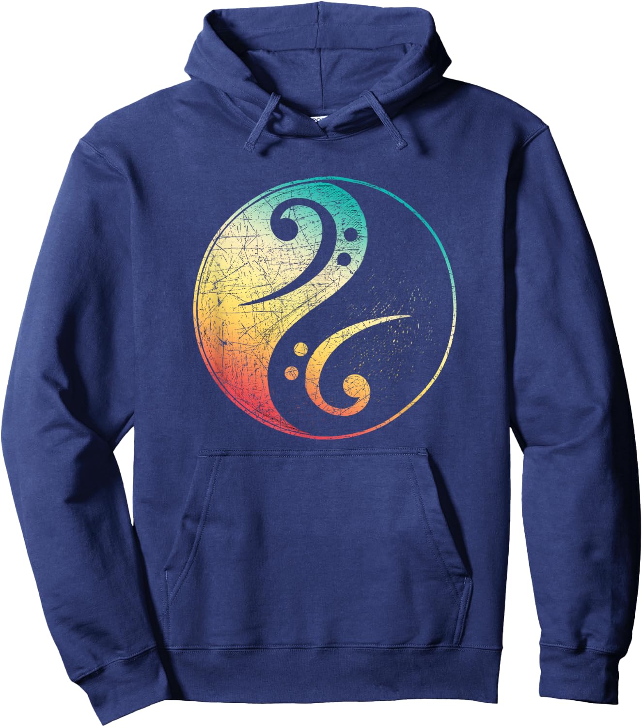 Bass Guitar Player Musical Instrument Bass Guitar Hoodie - Hoodie | Navy
