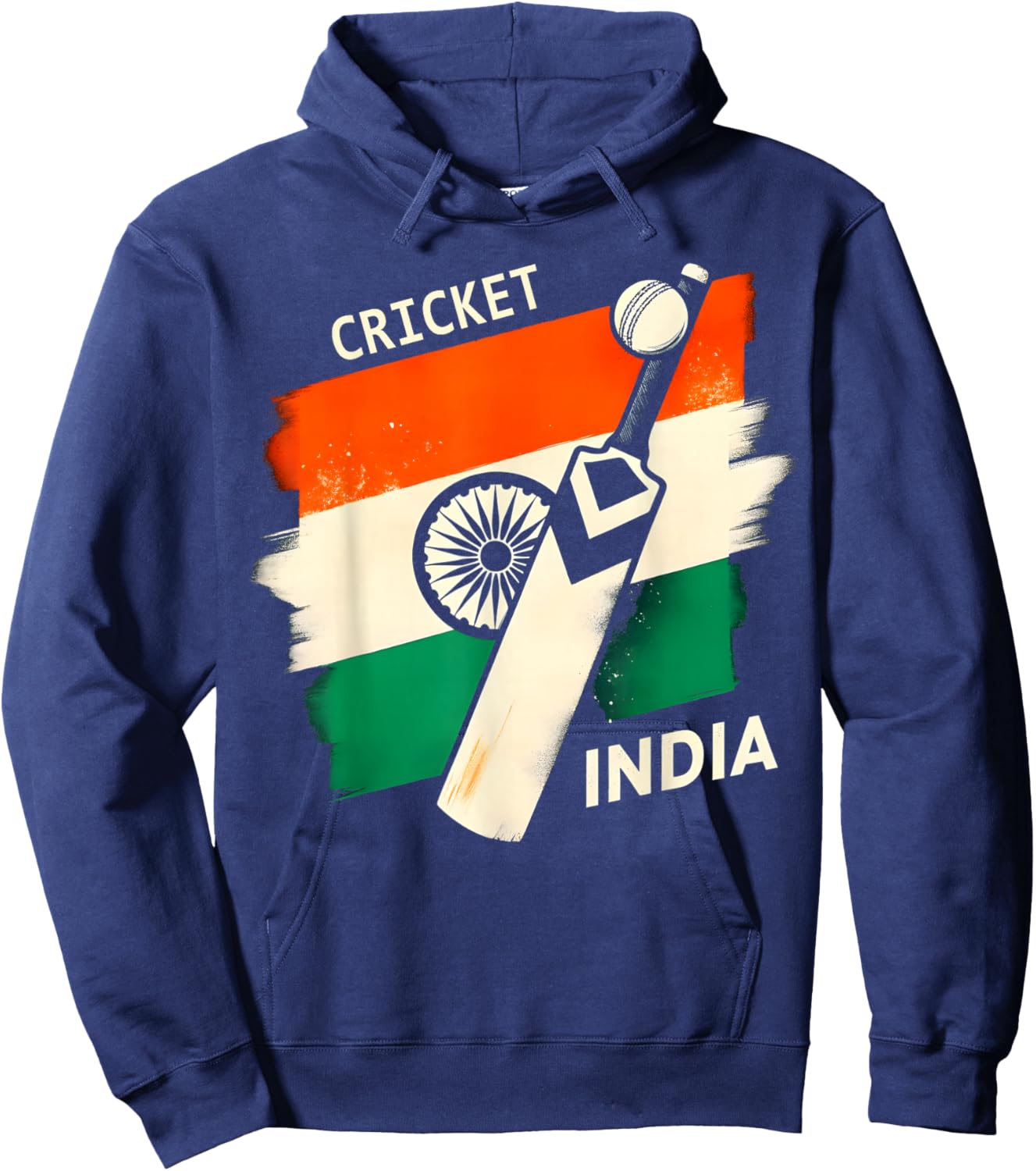 India Cricket Jersey 2024, Cricket Flag of India Team Hoodie - Hoodie | Navy