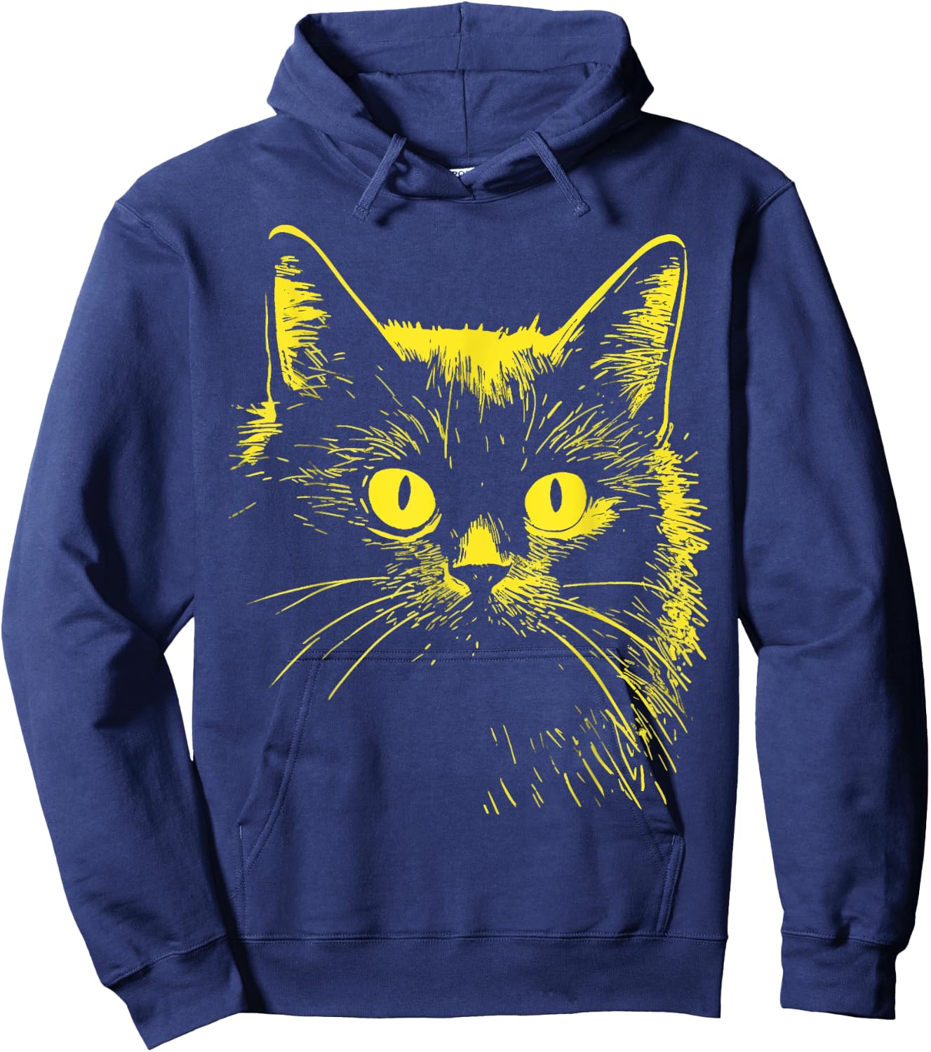 Cat Illustration Men Women Kids Hoodie - Hoodie | Navy
