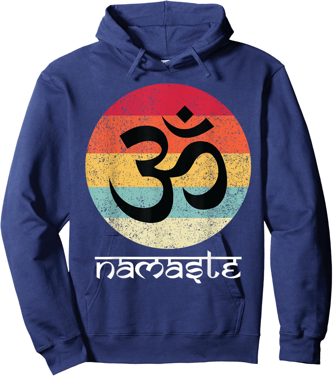 Om Symbol Namaste Aum Ohm Hindu Zen Tantra Yoga Day Hoodie - Hoodie | Navy