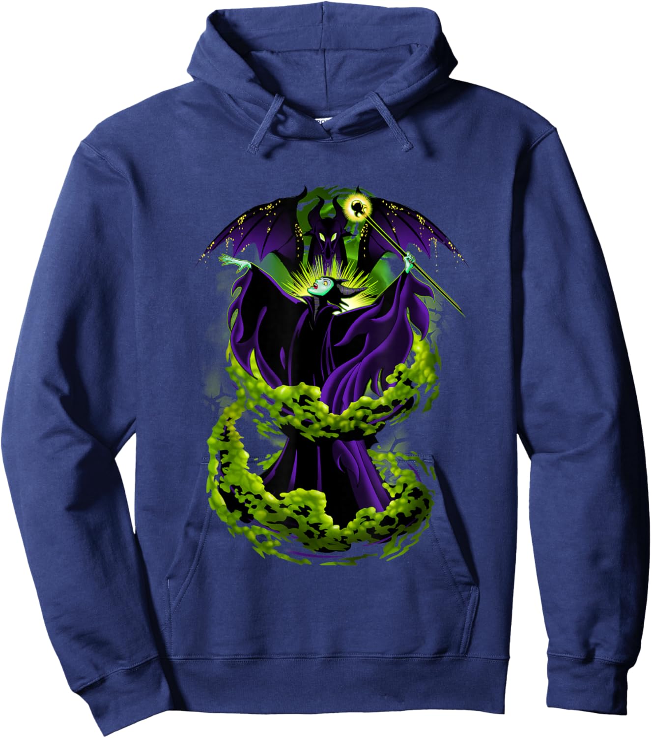 Disney Villains Maleficent Dragon Transformation Hoodie - Hoodie | Navy
