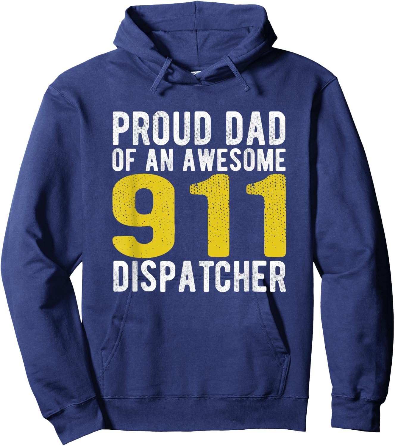 911 Dispatcher Dad Emergency Dispatcher 1st Responder Gift Hoodie - Hoodie | Navy