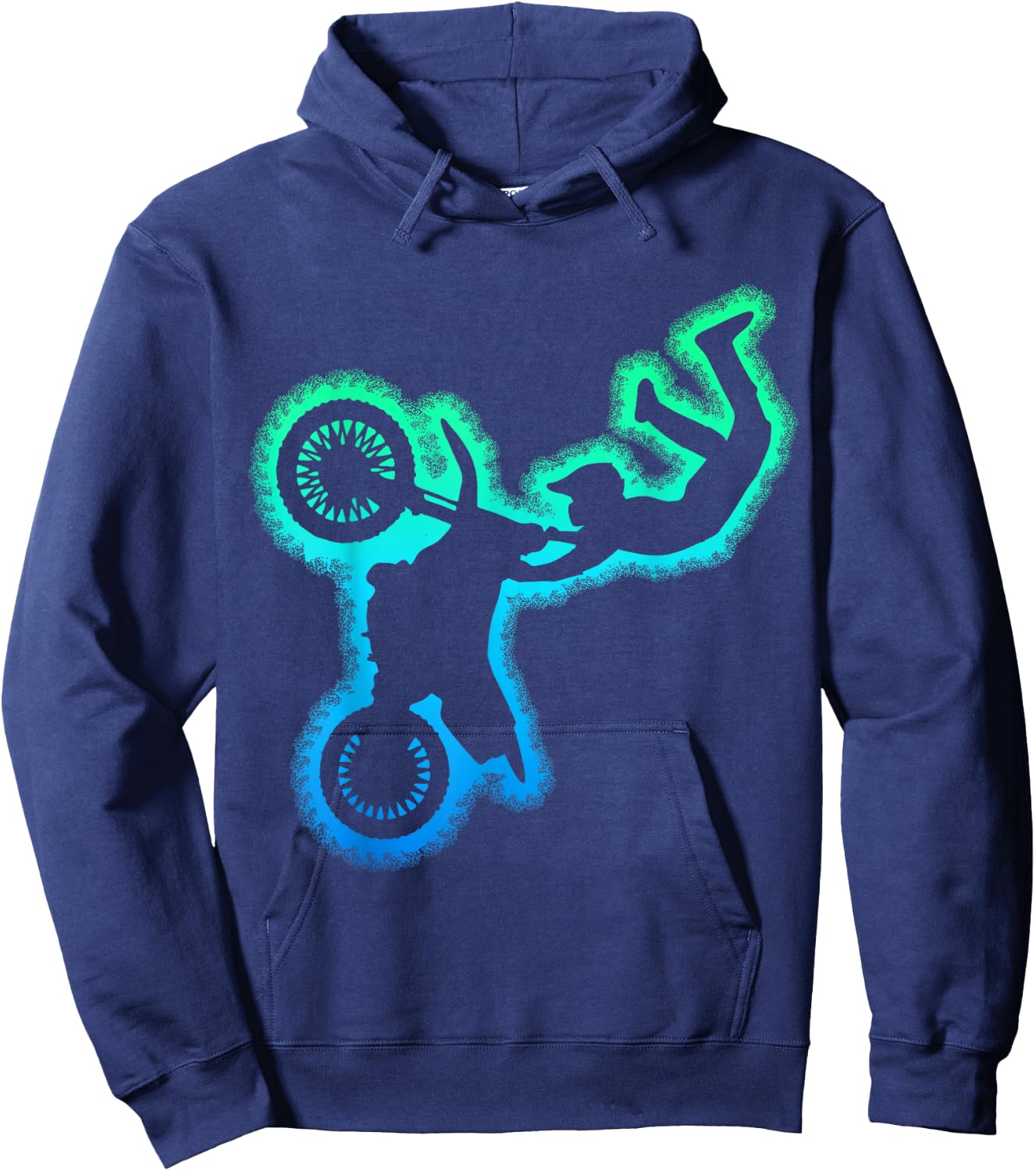 Motocross Dirt Bike Enduro Dirt Biking Hoodie - Hoodie | Navy