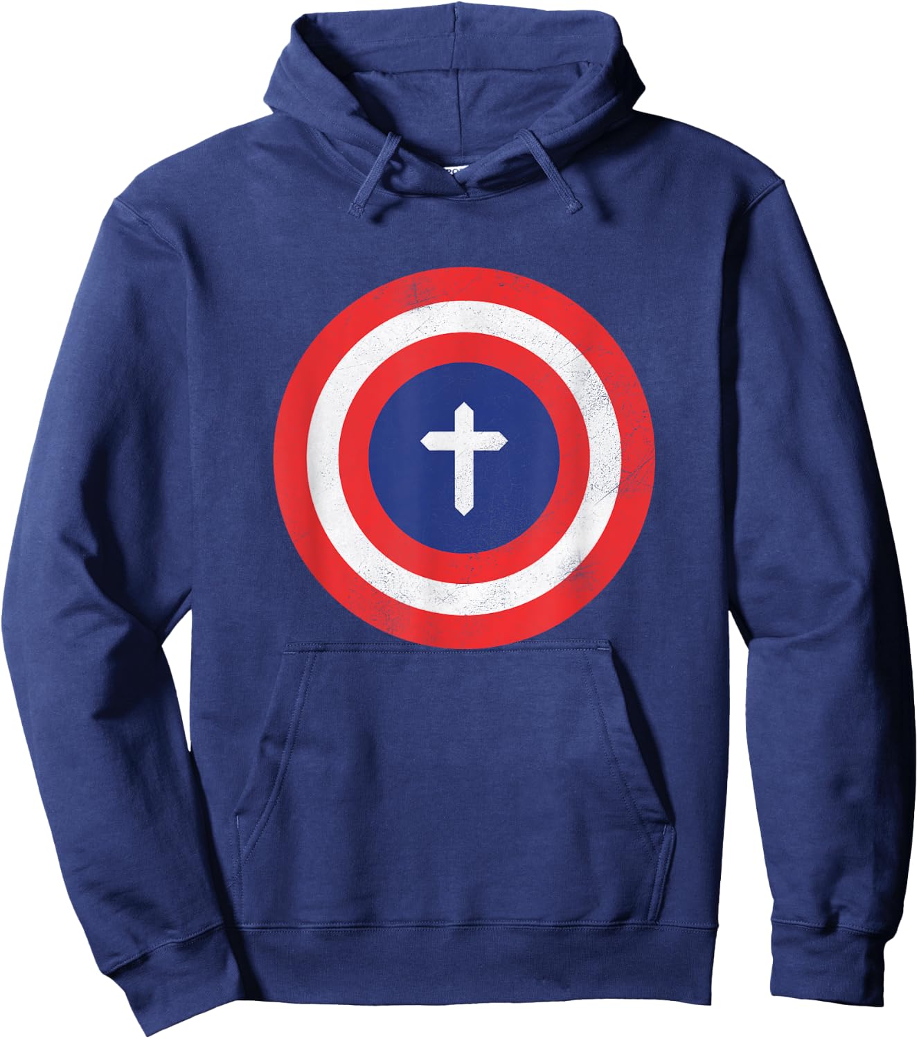 Captain Jesus Christ Cool Christian Hoodie - Hoodie | Navy
