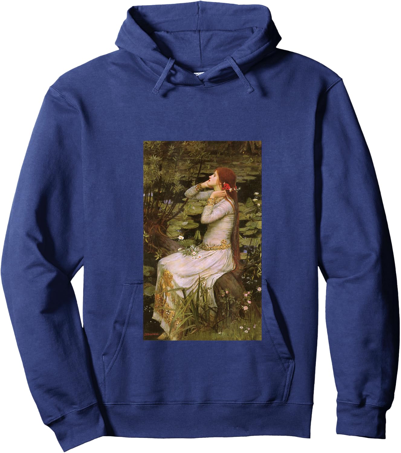 John William Waterhouse Ophelia Painting Hoodie - Hoodie | Navy