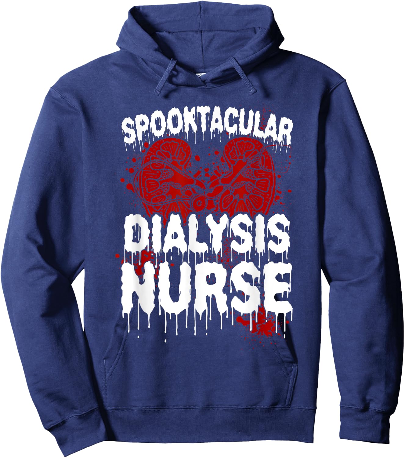 Dialysis Nurse Halloween Costume Spooktacular Dialysis Nurse Hoodie - Hoodie | Navy