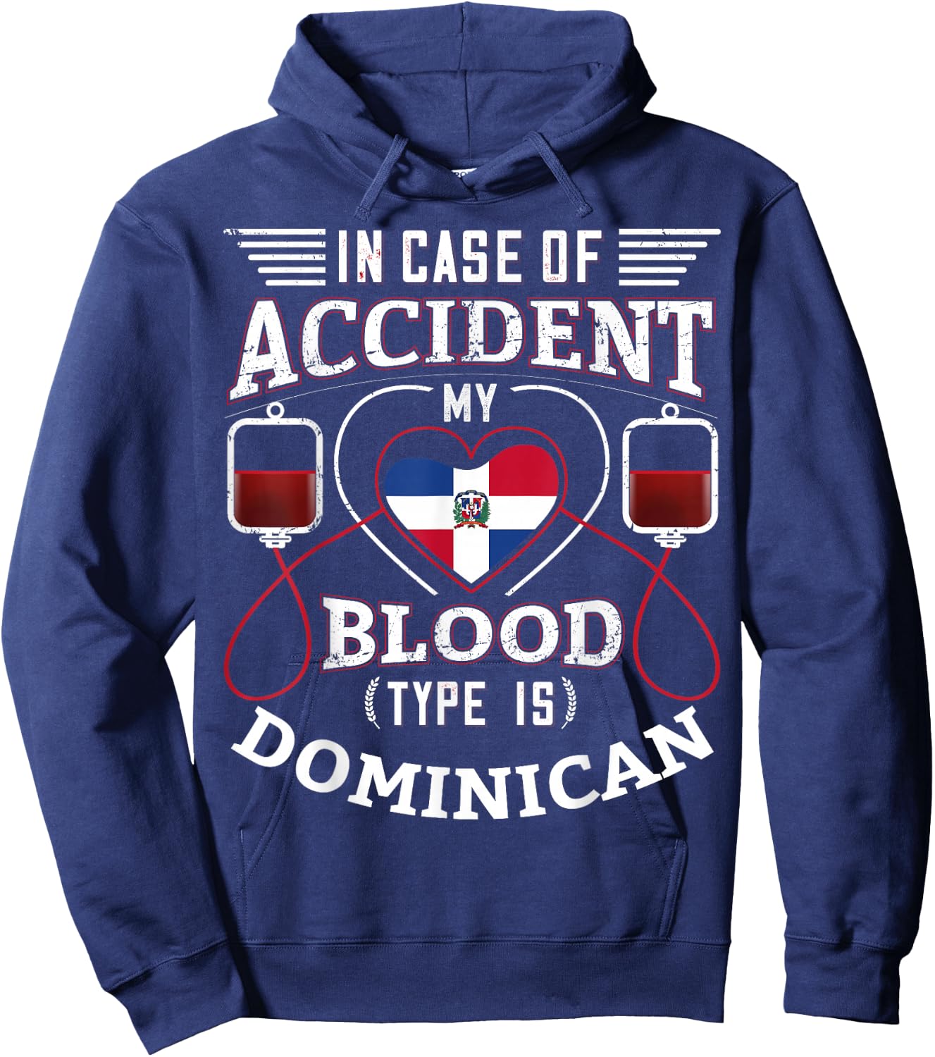 Dominican Republic Design Dominican Men & Women Hoodie - Hoodie | Navy
