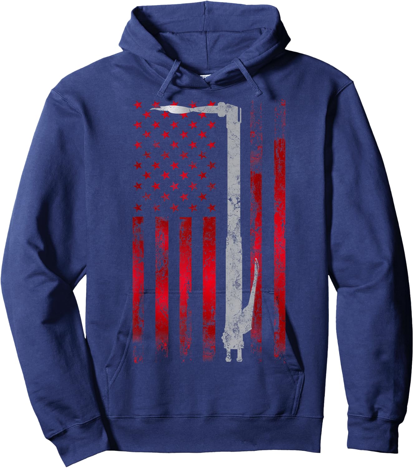 Welding Vintage Patriotic USA American Flag Welder gift Hoodie - Hoodie | Navy