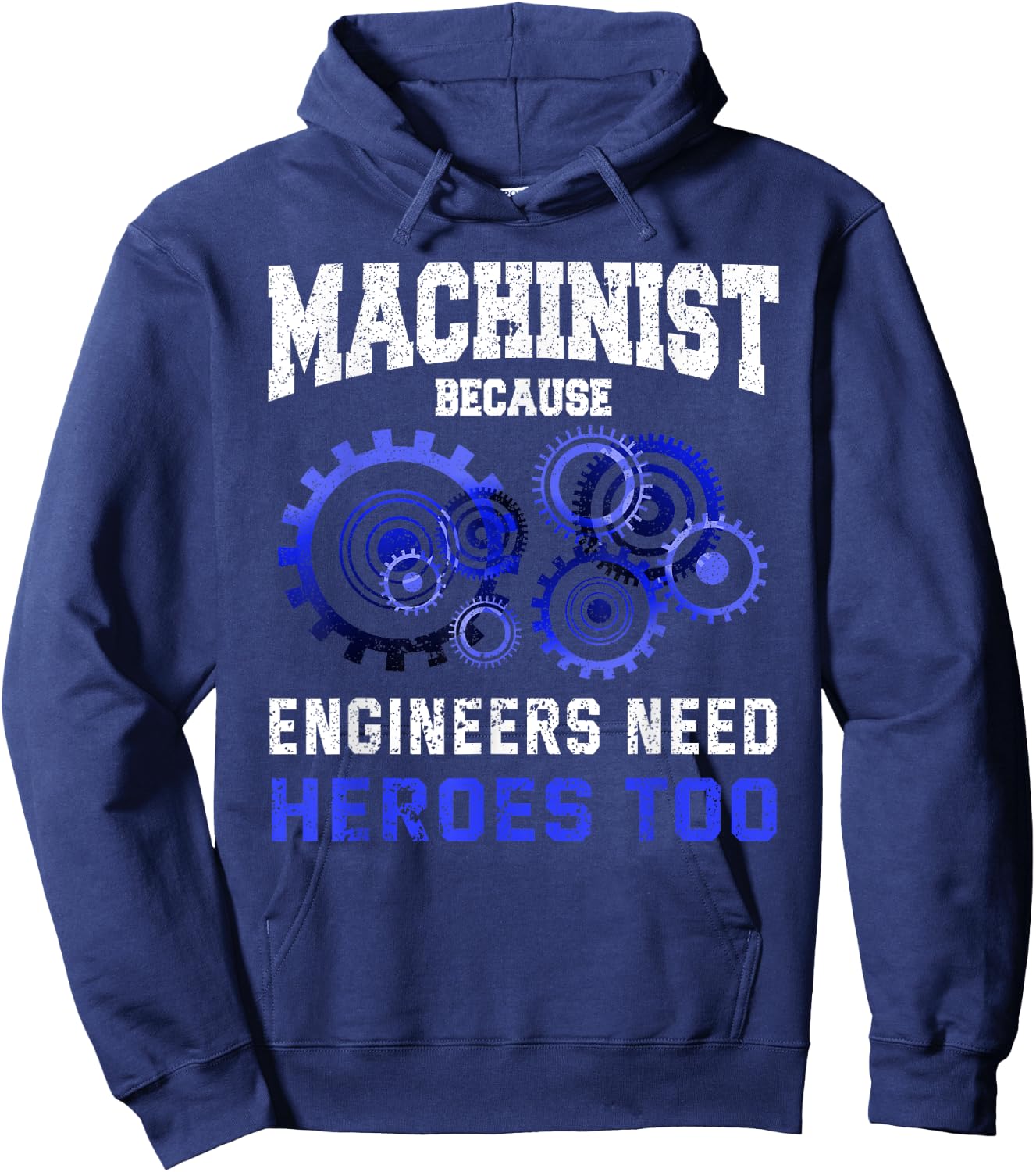 Machinist Shirt Funny CNC Operator Joke Quote Machinist Gift Hoodie - Hoodie | Navy