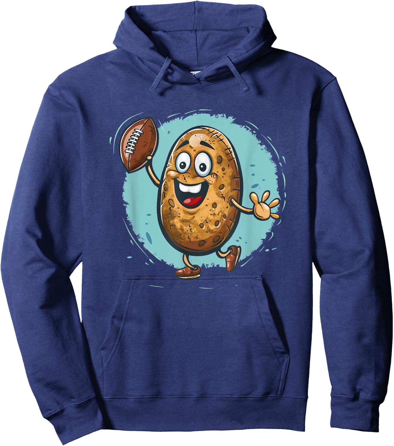 Football potato costume for boys and girls Hoodie - Hoodie | Navy