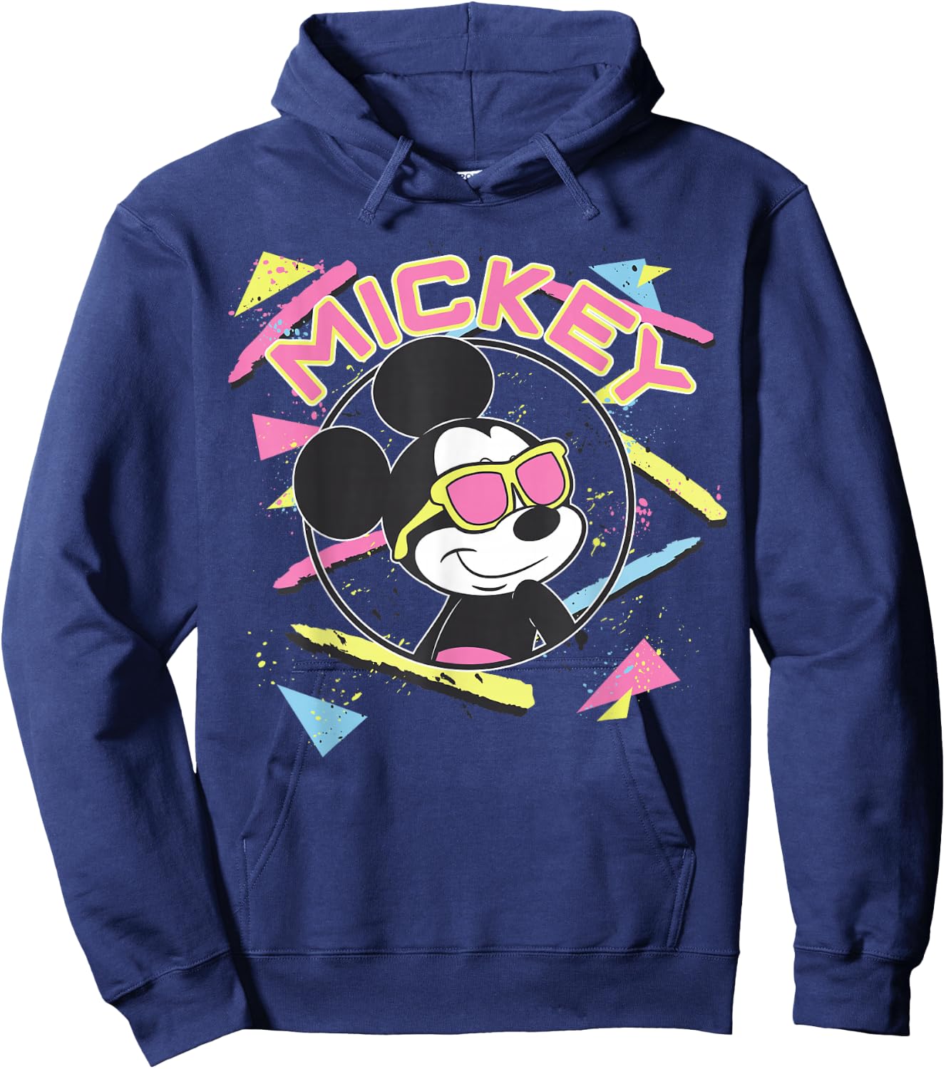 Disney Mickey and Friends Mickey Mouse 90's Portrait Hoodie - Hoodie | Navy