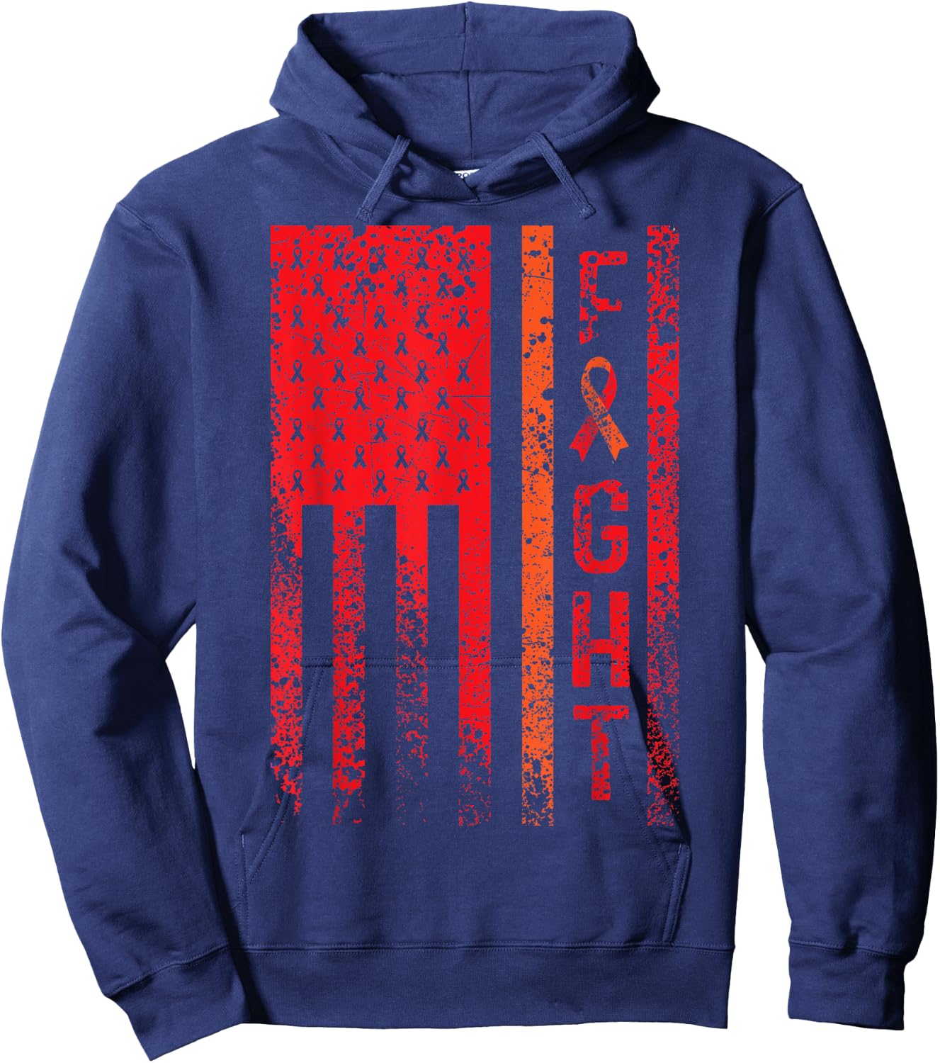 Fight Myelofibrosis Awareness Hoodie - Hoodie | Navy
