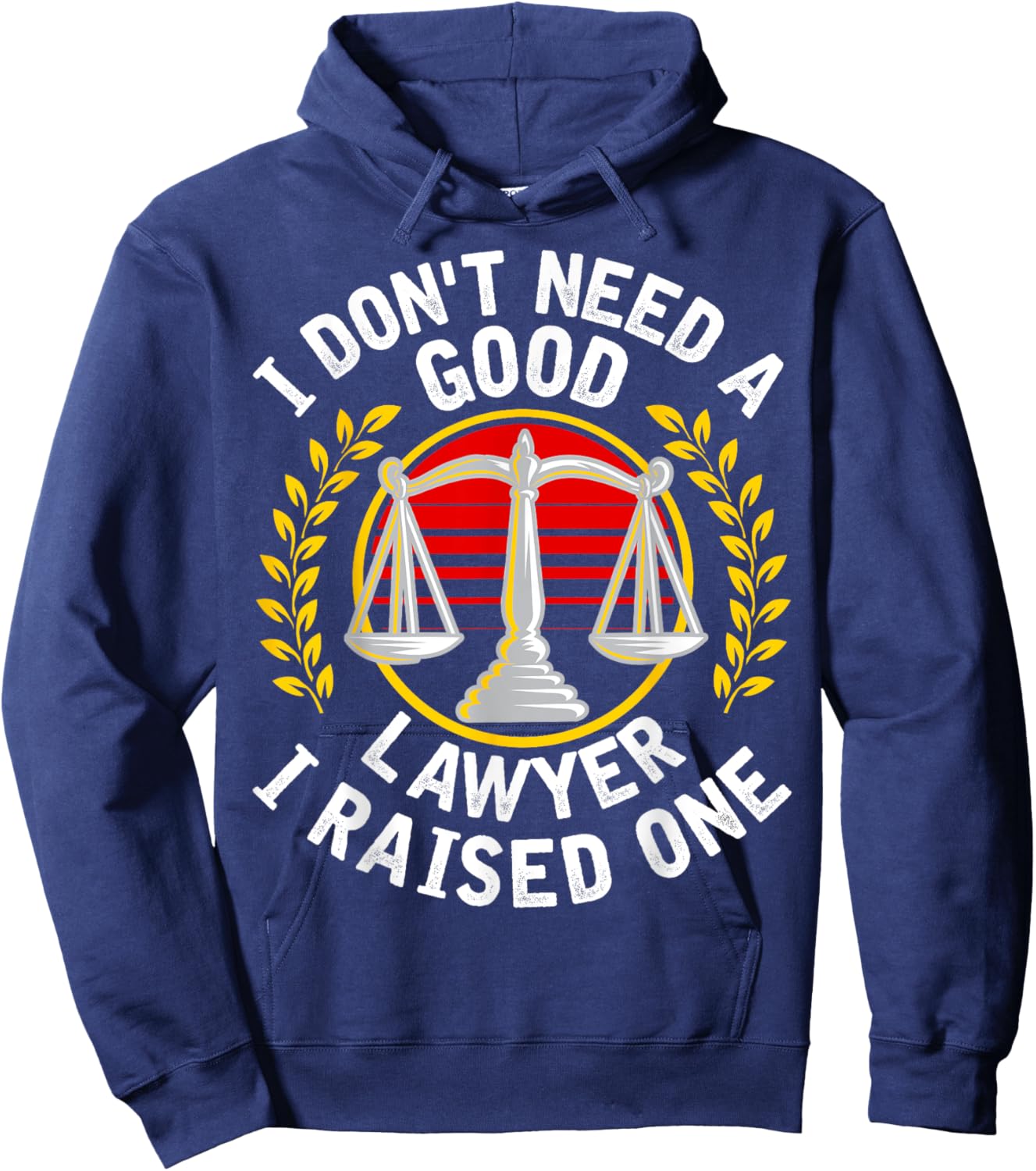 Lawyer Parents Father Mother Law School Graduate Graduation Hoodie - Hoodie | Navy
