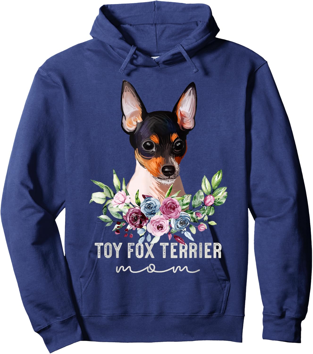 Toy Fox Terrier Shirt Gifts Dog Mum Hoodie - Hoodie | Navy