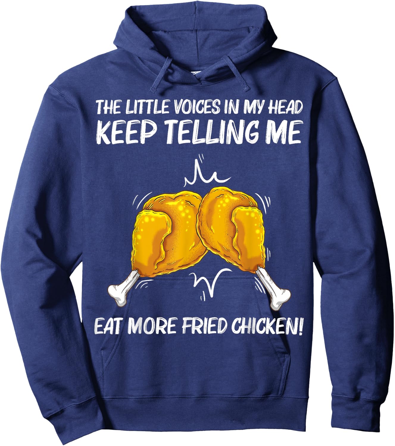 Funny Fried Chicken Gift Women Chicken Bucket Food Hoodie - Hoodie | Navy
