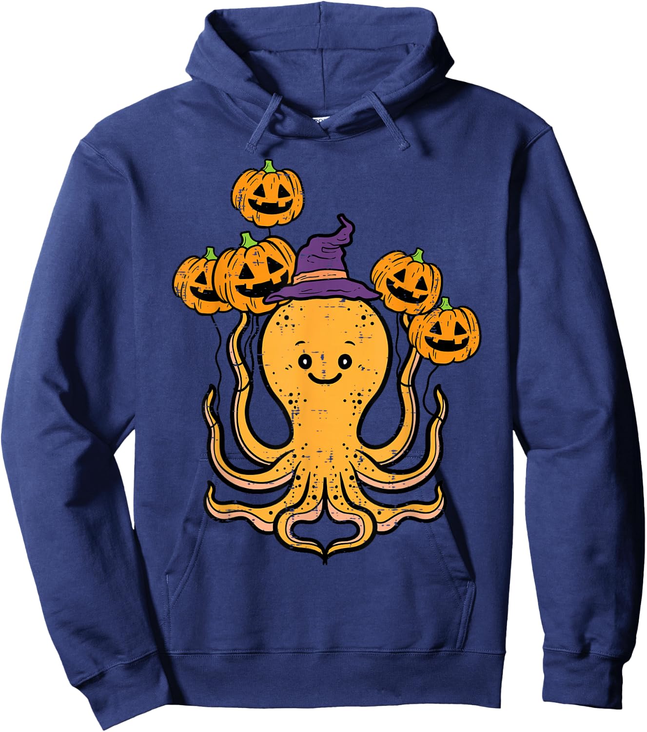 Halloween Octopus Fun Fall Costume Men Women Kids Boys Girls Hoodie - Hoodie | Navy