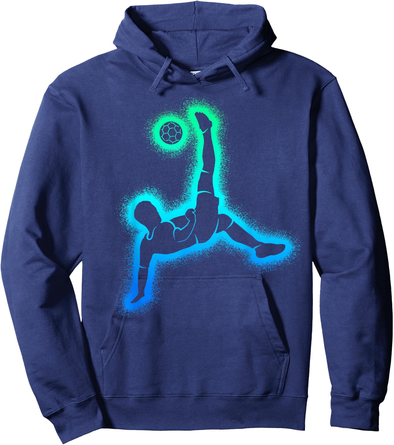 Soccer Player Game Kids Boys Men Soccer Hoodie - Hoodie | Navy