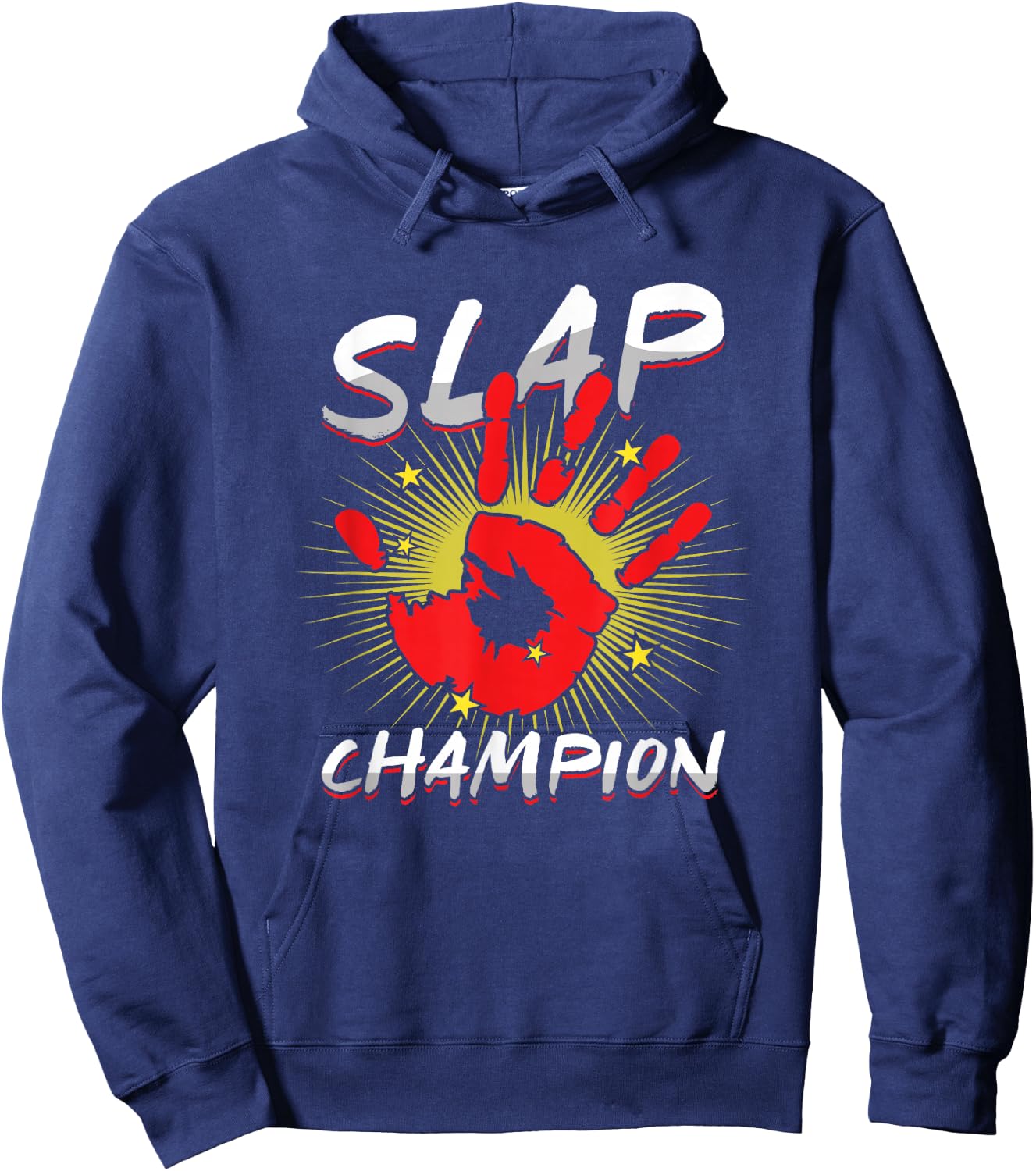 Face Slapping Expert Slap Champion Bodybuilder Competition Hoodie - Hoodie | Navy