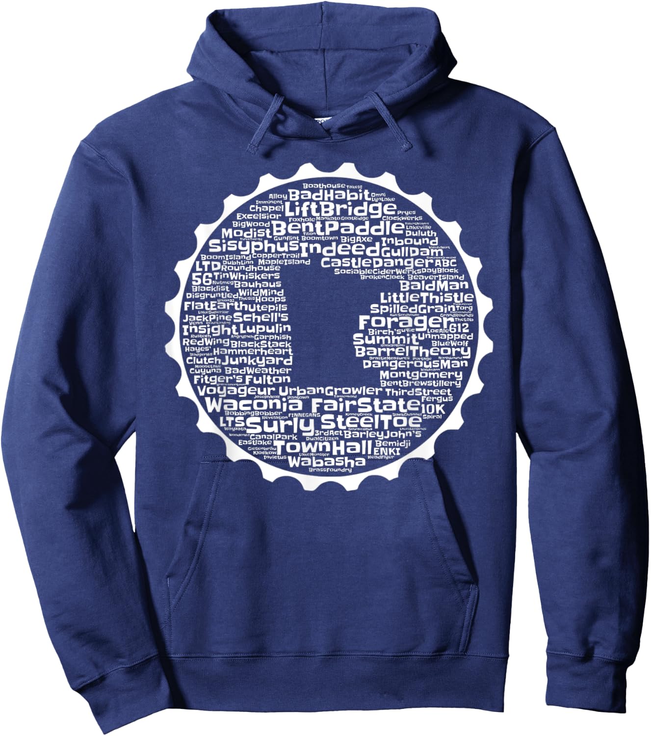 Drink Local Minnesota Breweries Hoodie - Hoodie | Navy