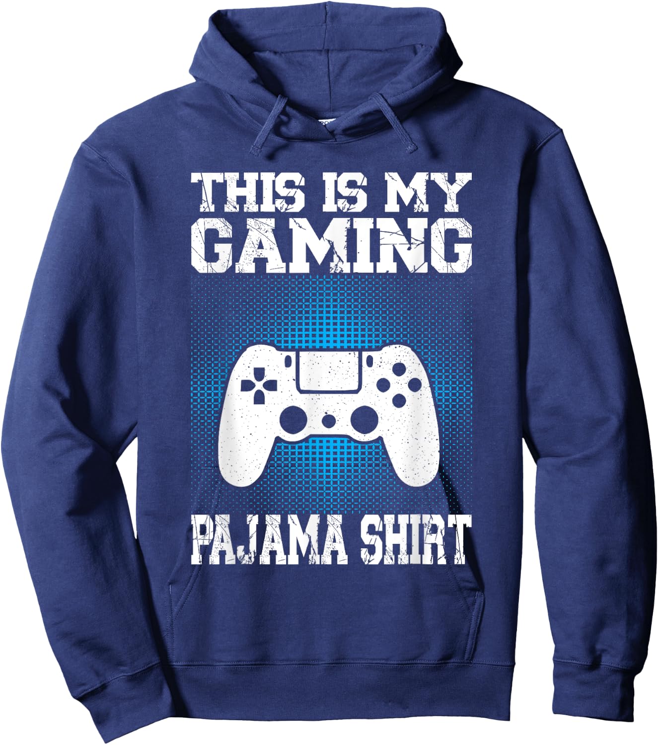 This Is My gaming Pajama Shirt Funny Video Game Gamer Hoodie - Hoodie | Navy