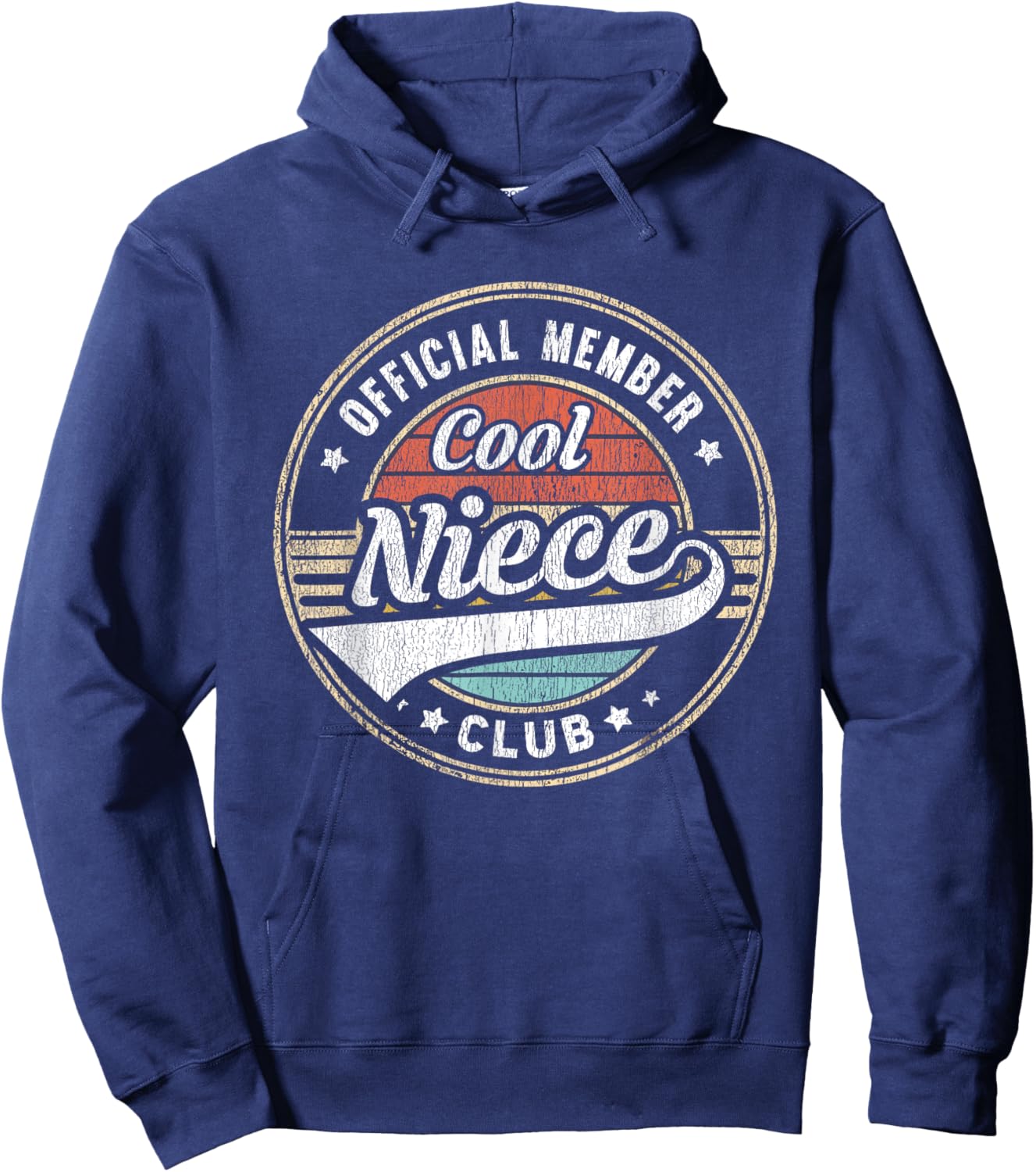 Official Member Cool Niece Club Funny Niece Hoodie - Hoodie | Navy