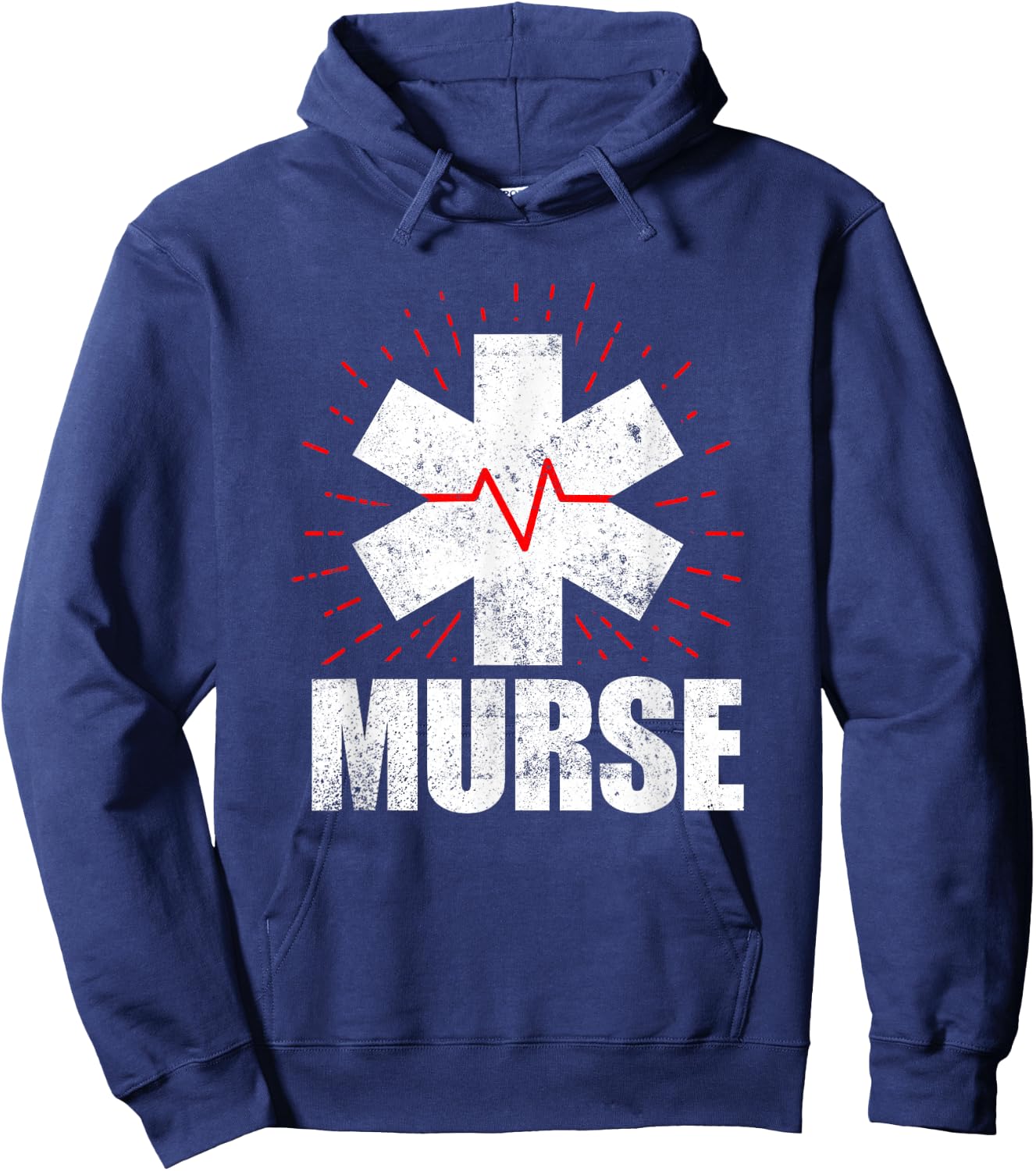 Funny Male Nurse Murse Hoodie - Hoodie | Navy