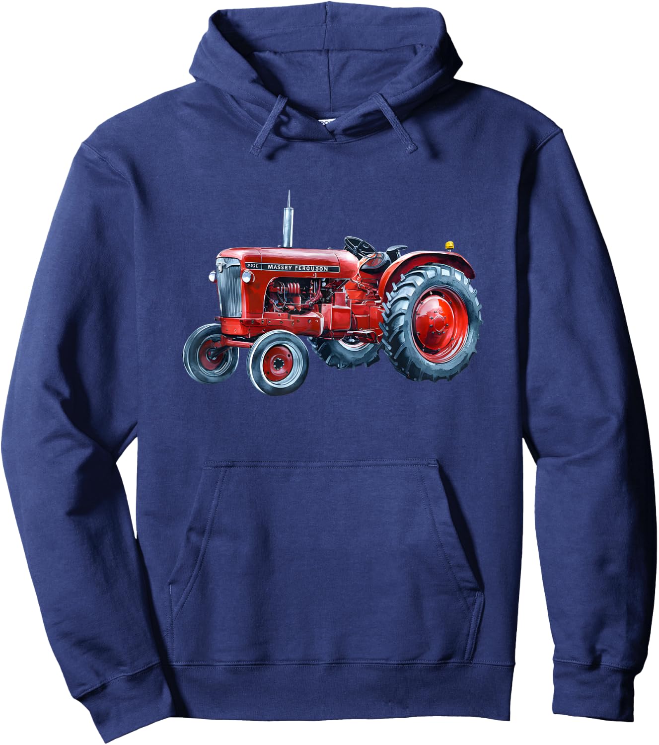Masey Ferguson tractors 365 Tractor Farming Print Hoodie - Hoodie | Navy